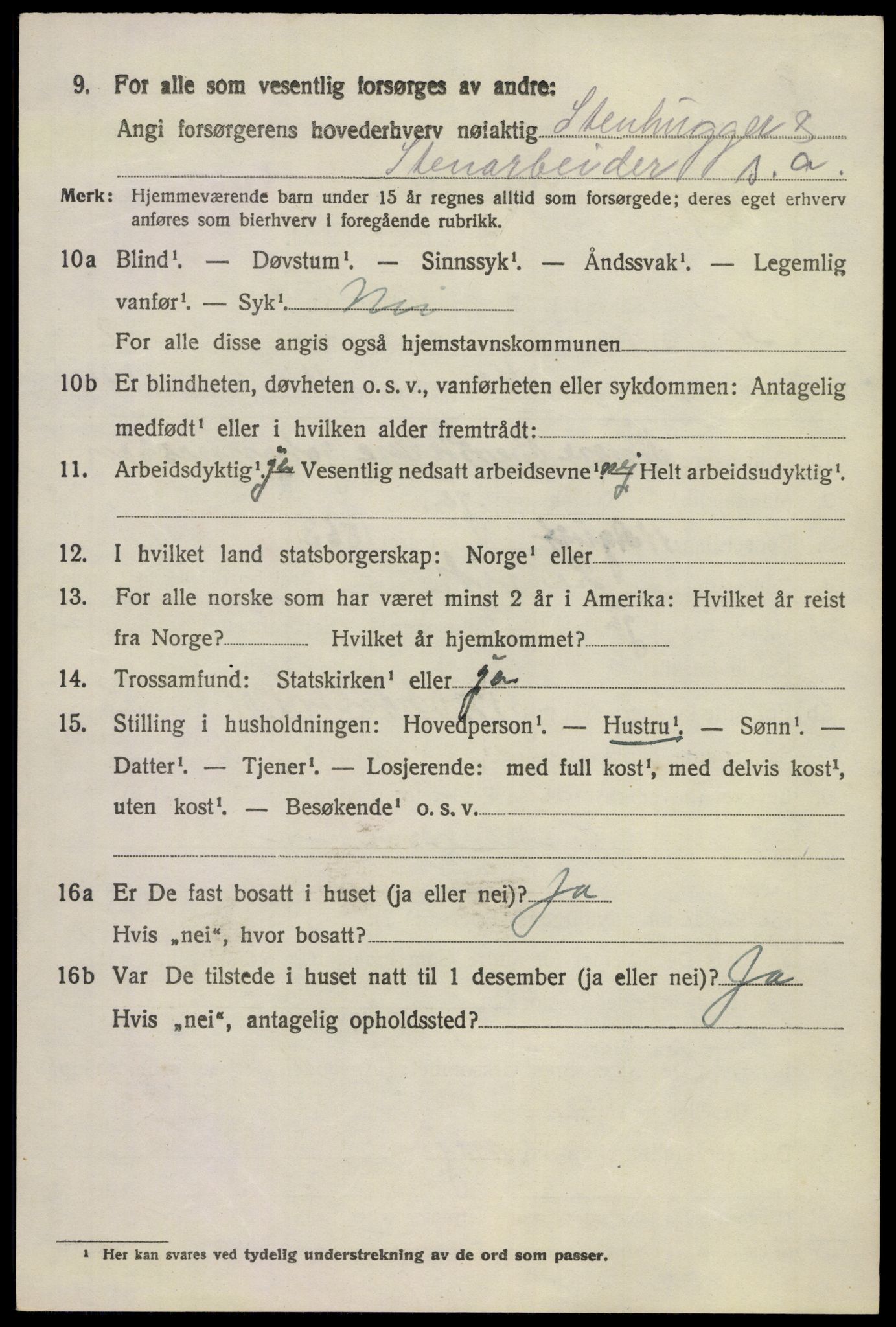 SAKO, 1920 census for Hedrum, 1920, p. 3040