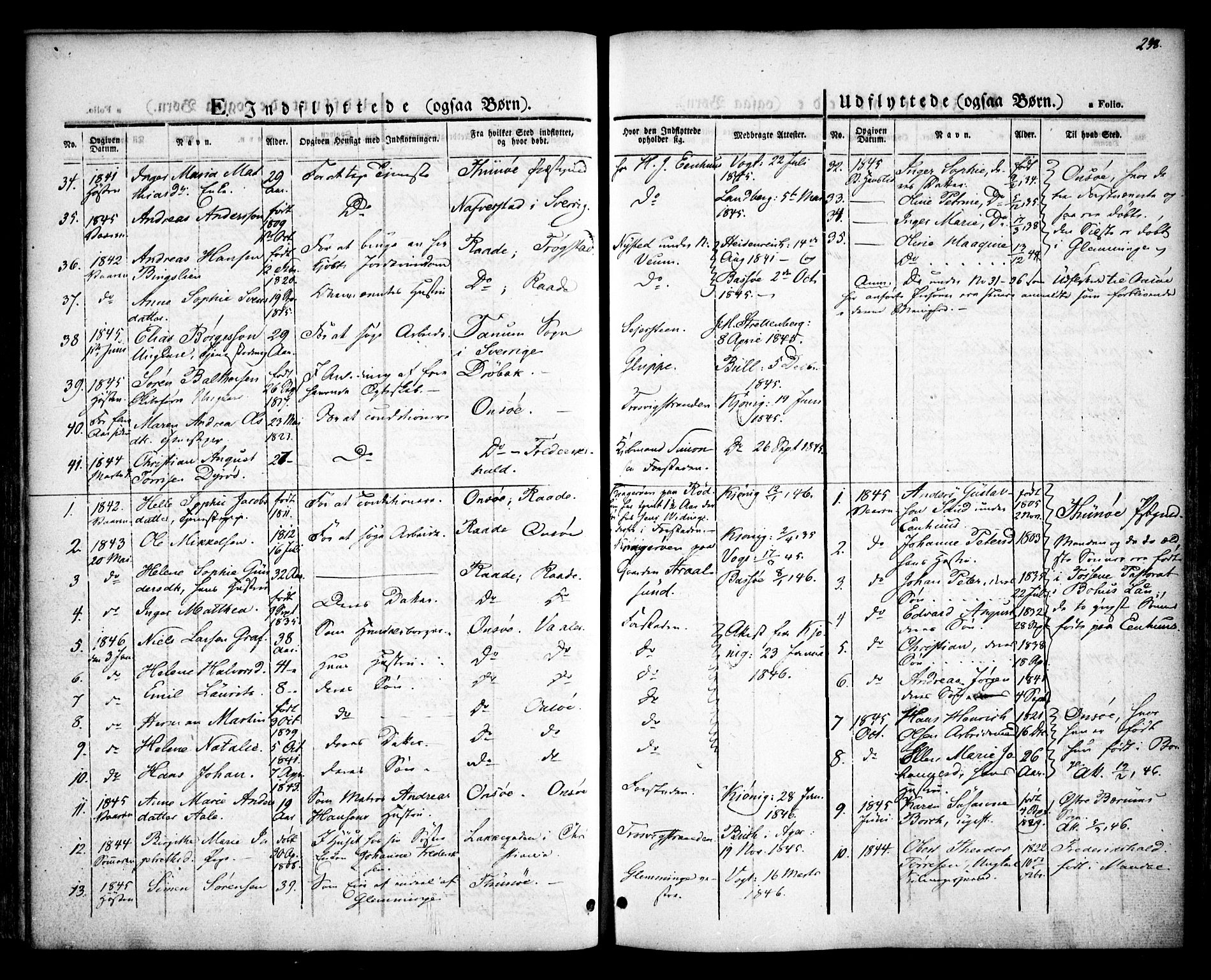 Glemmen prestekontor Kirkebøker, SAO/A-10908/F/Fa/L0005: Parish register (official) no. 5, 1838-1852, p. 238