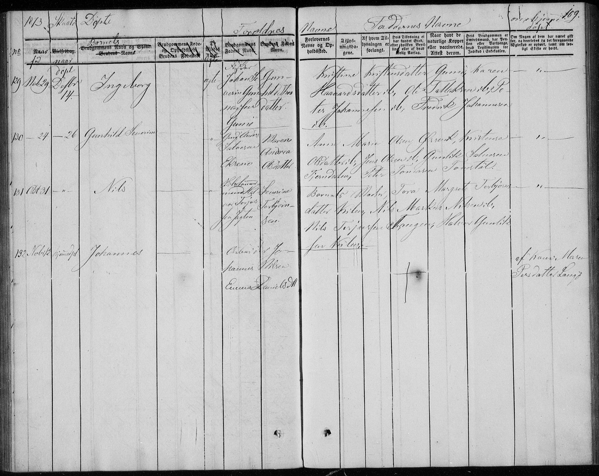 Sannidal kirkebøker, SAKO/A-296/F/Fa/L0010: Parish register (official) no. 10, 1855-1873, p. 109