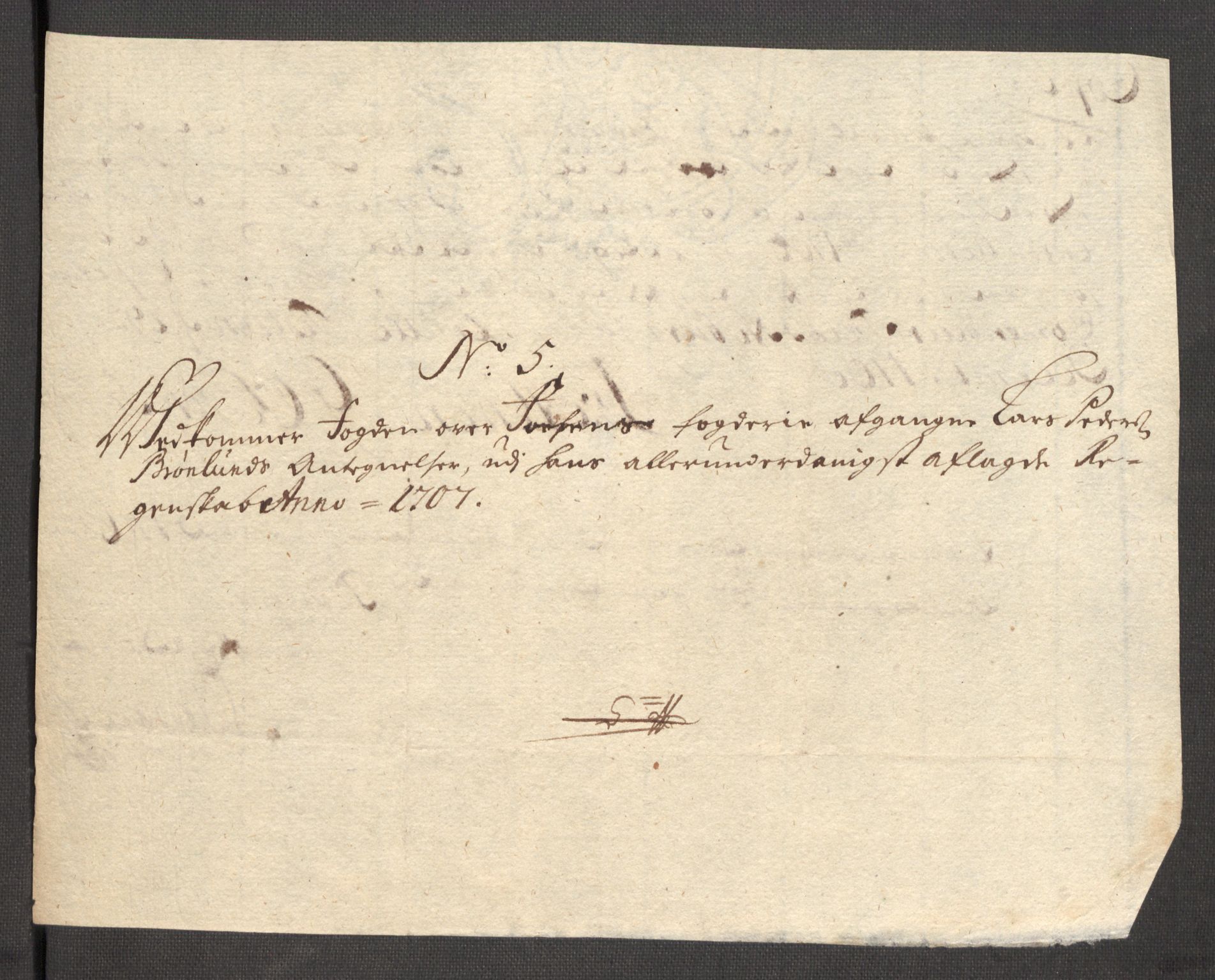 Rentekammeret inntil 1814, Reviderte regnskaper, Fogderegnskap, AV/RA-EA-4092/R57/L3857: Fogderegnskap Fosen, 1706-1707, p. 474