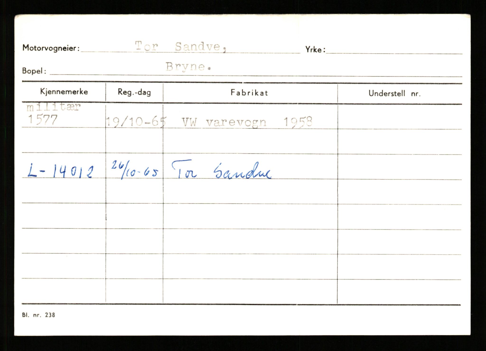 Stavanger trafikkstasjon, AV/SAST-A-101942/0/G/L0001: Registreringsnummer: 0 - 5782, 1930-1971, p. 1061