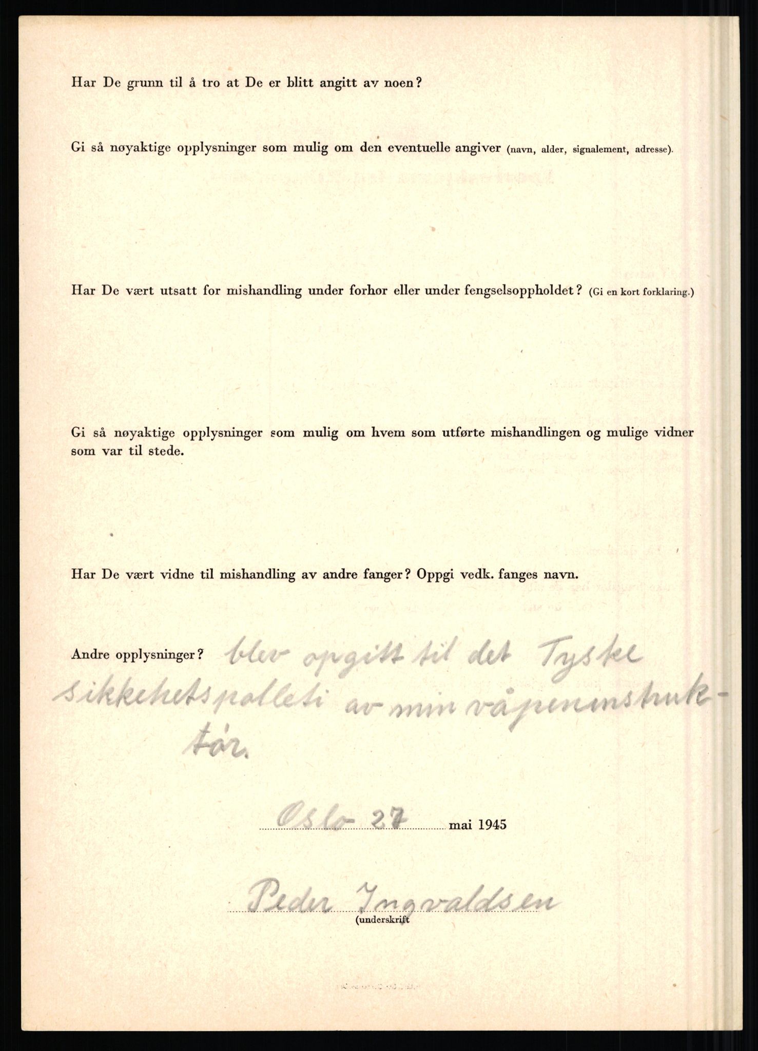 Rikspolitisjefen, AV/RA-S-1560/L/L0007: Heen, Erik C. - Iversen, Trygve, 1940-1945, p. 1172