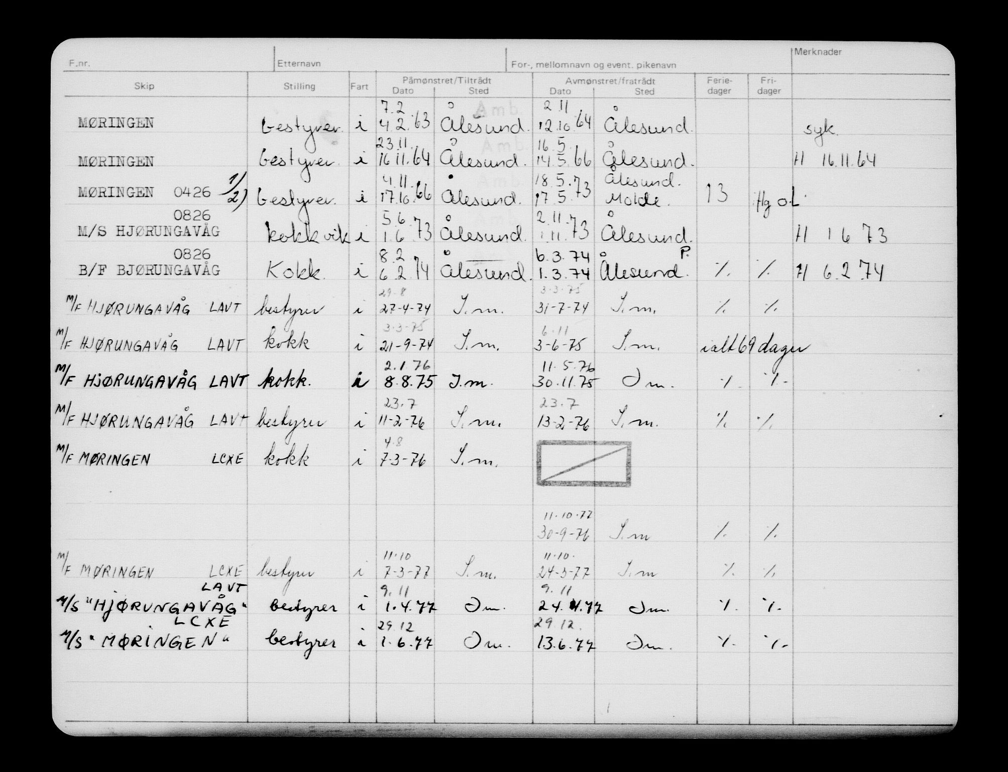 Direktoratet for sjømenn, RA/S-3545/G/Gb/L0055: Hovedkort, 1904, p. 308