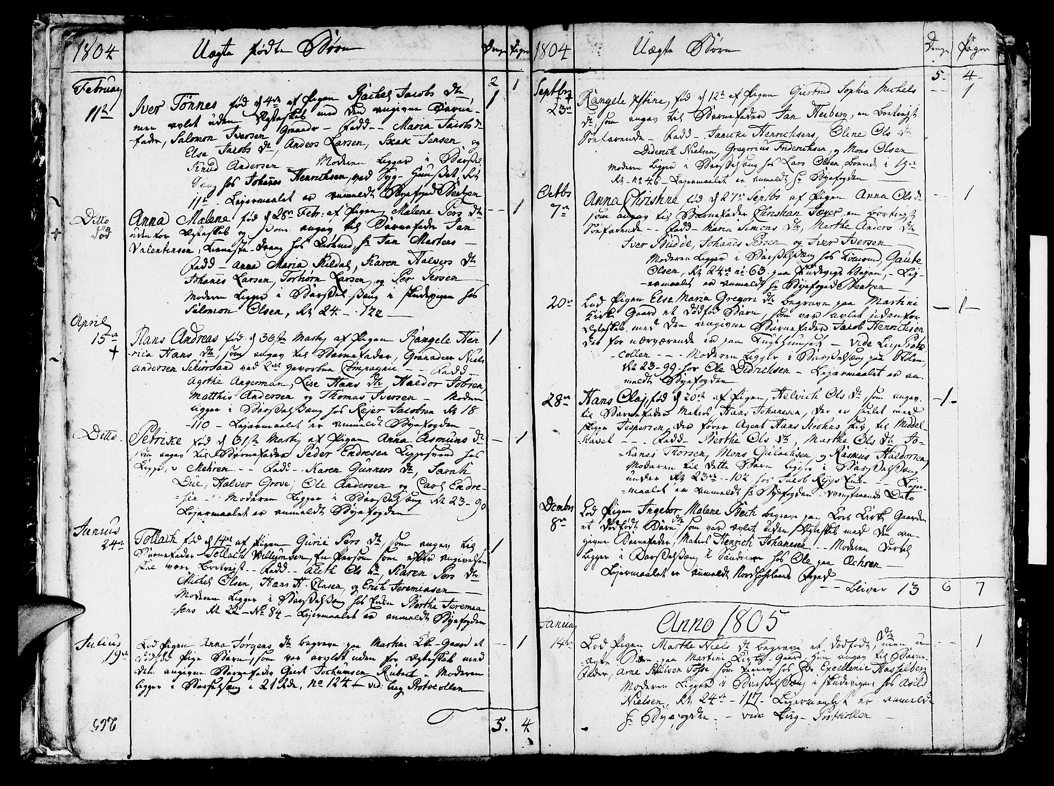 Korskirken sokneprestembete, SAB/A-76101/H/Haa/L0006: Parish register (official) no. A 6, 1790-1820, p. 265