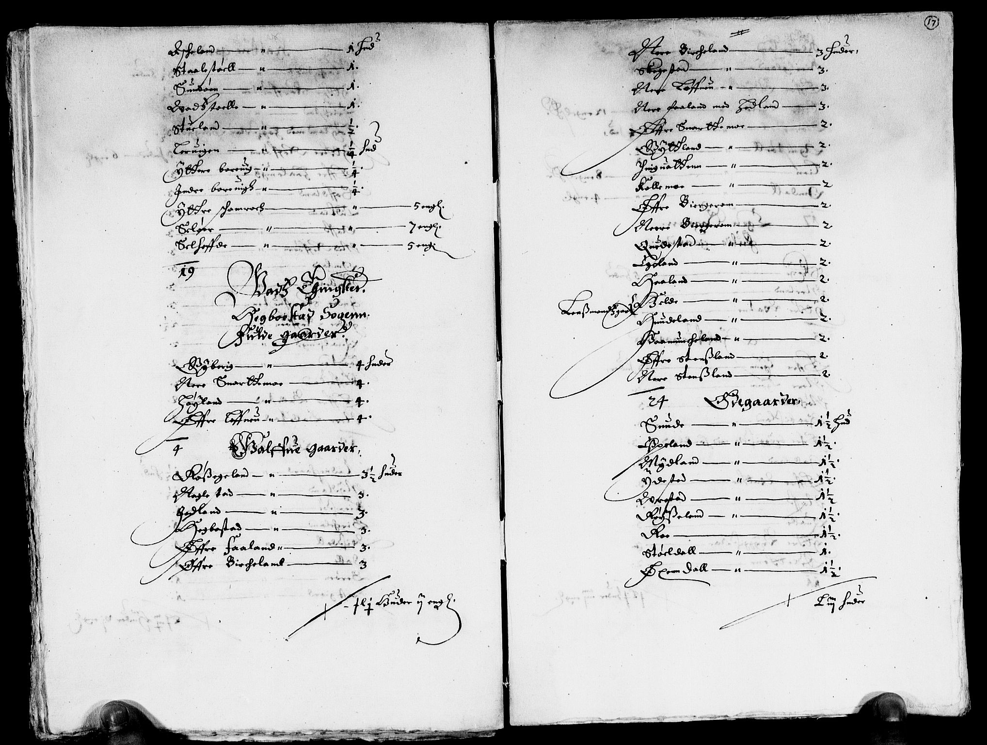 Rentekammeret inntil 1814, Reviderte regnskaper, Lensregnskaper, AV/RA-EA-5023/R/Rb/Rbr/L0015: Lista len, 1643-1645