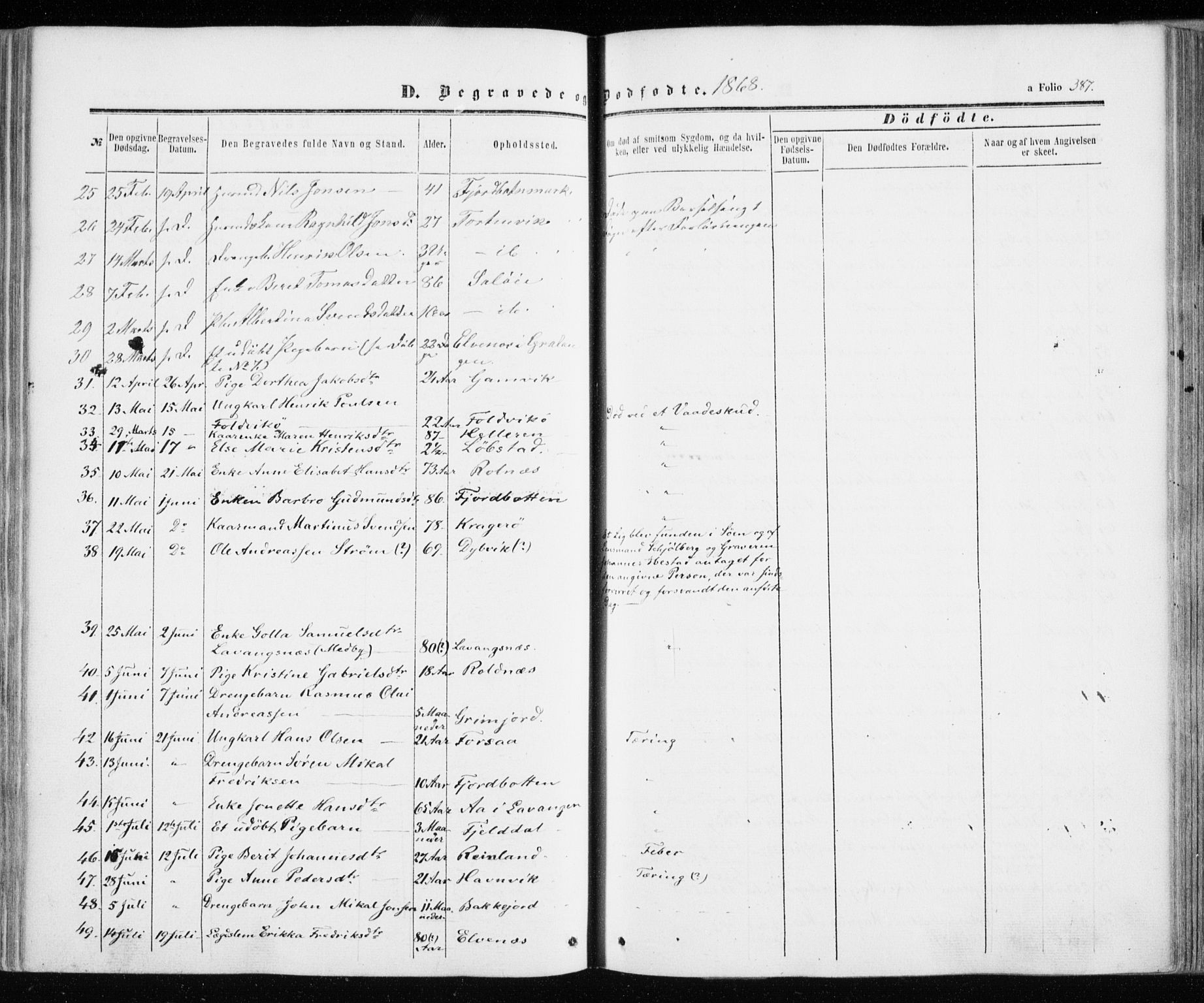 Ibestad sokneprestembete, AV/SATØ-S-0077/H/Ha/Haa/L0009kirke: Parish register (official) no. 9, 1859-1868, p. 387