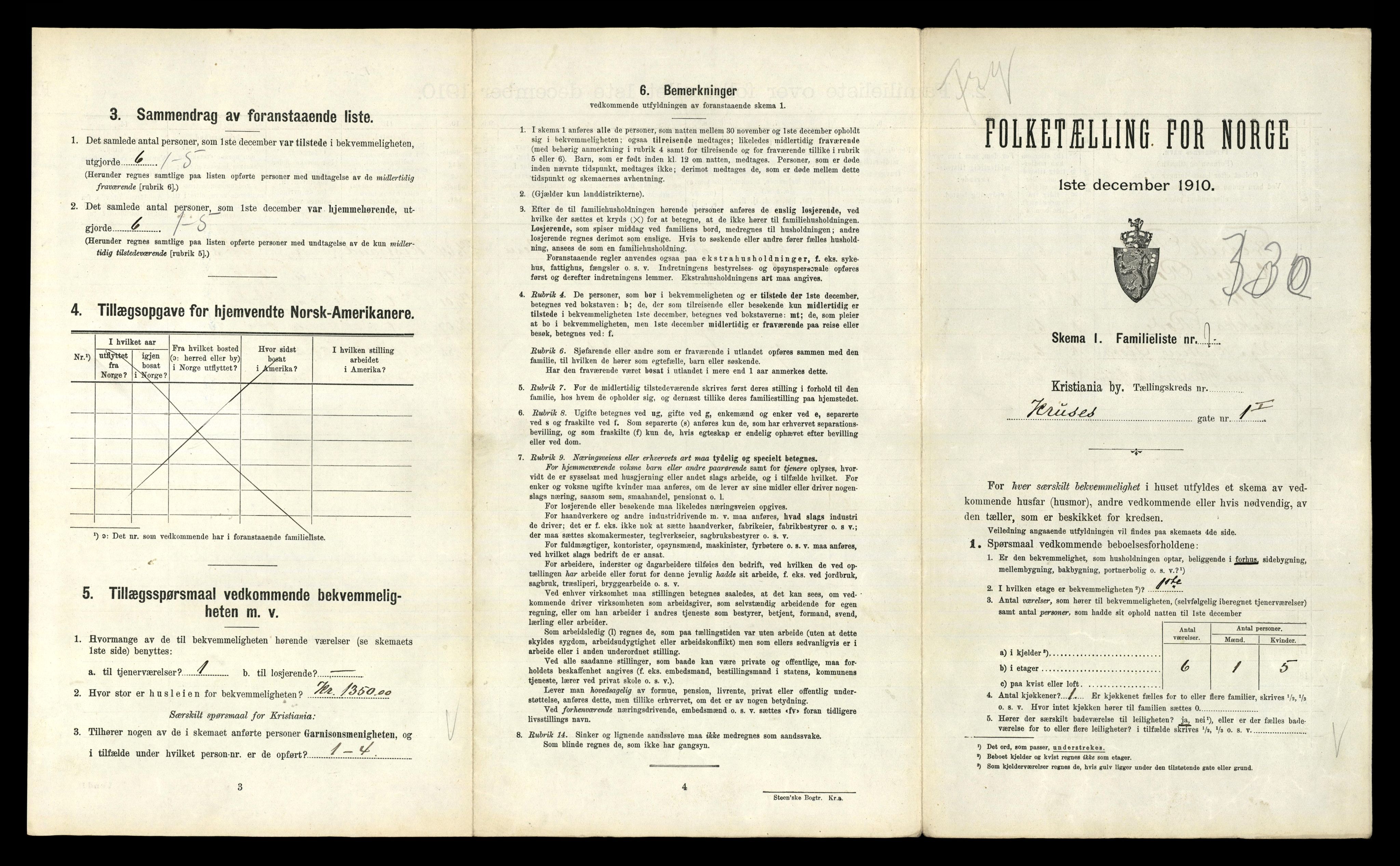 RA, 1910 census for Kristiania, 1910, p. 53591