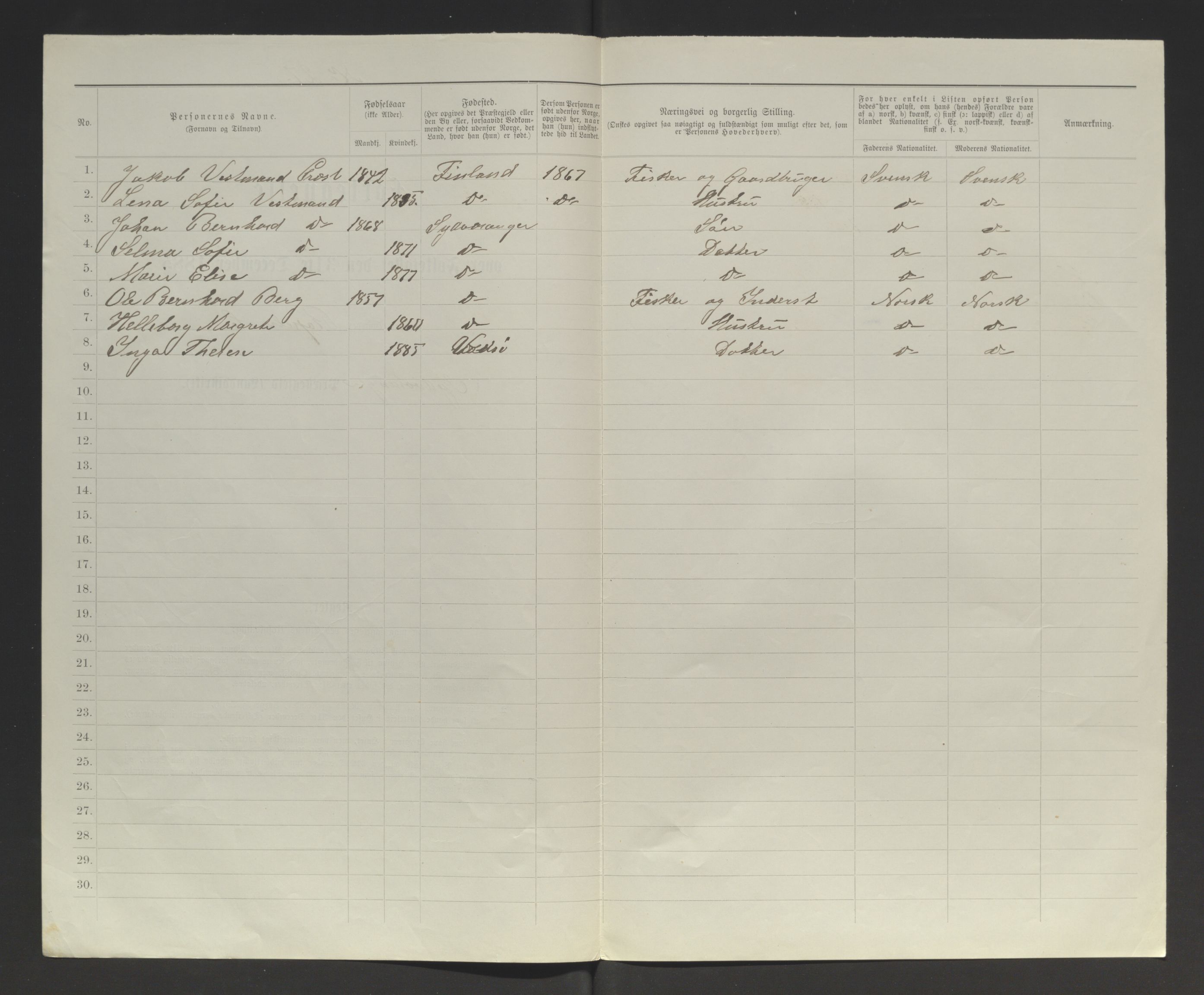 SATØ, 1885 census for 2030 Sør-Varanger, 1885, p. 69b