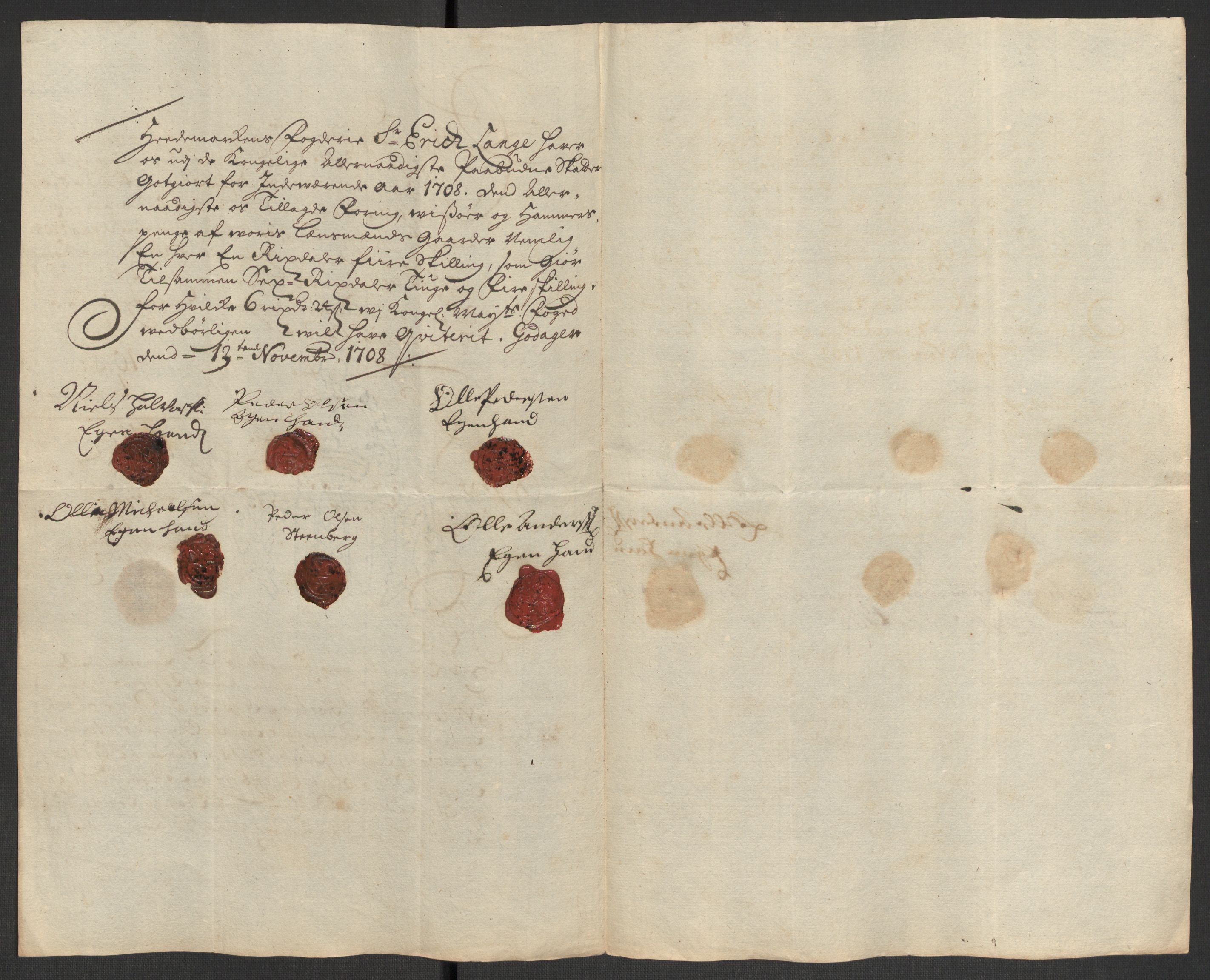 Rentekammeret inntil 1814, Reviderte regnskaper, Fogderegnskap, AV/RA-EA-4092/R16/L1044: Fogderegnskap Hedmark, 1708, p. 295