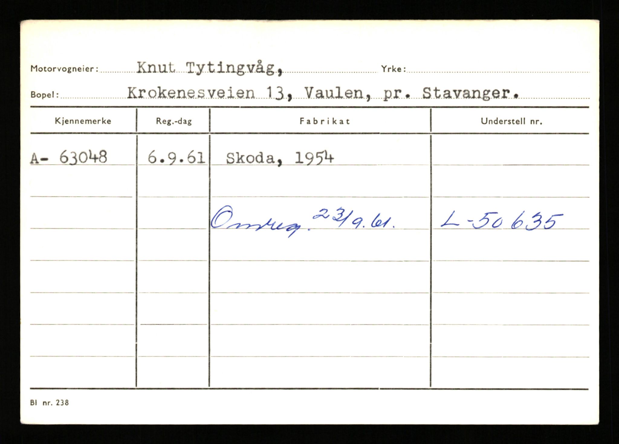 Stavanger trafikkstasjon, SAST/A-101942/0/G/L0007: Registreringsnummer: 49019 - 67460, 1930-1971, p. 2693