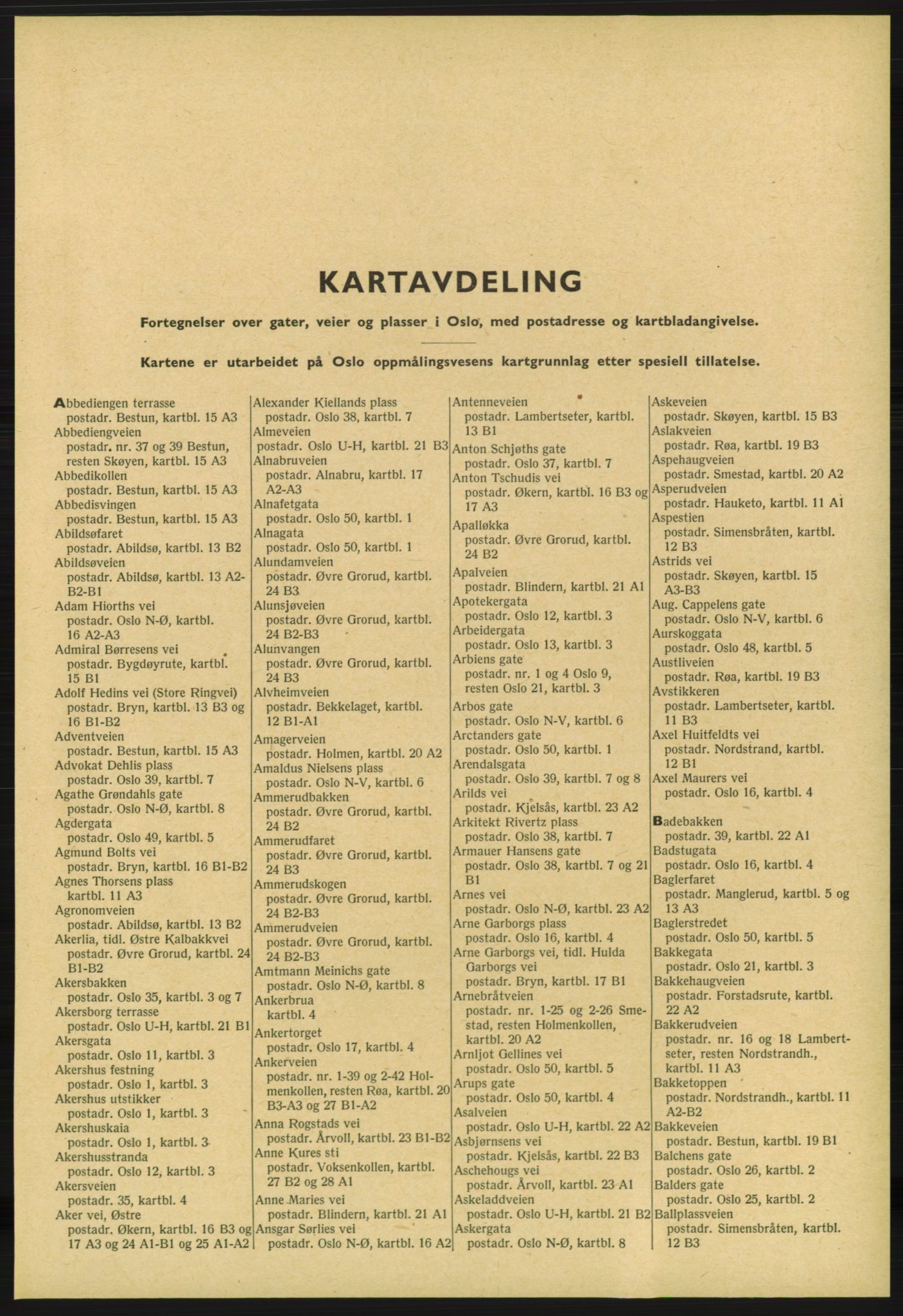 Kristiania/Oslo adressebok, PUBL/-, 1958-1959