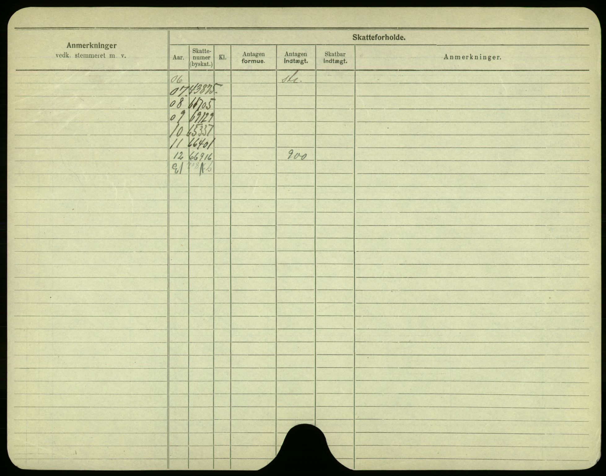 Oslo folkeregister, Registerkort, SAO/A-11715/F/Fa/Fac/L0005: Menn, 1906-1914, p. 575b