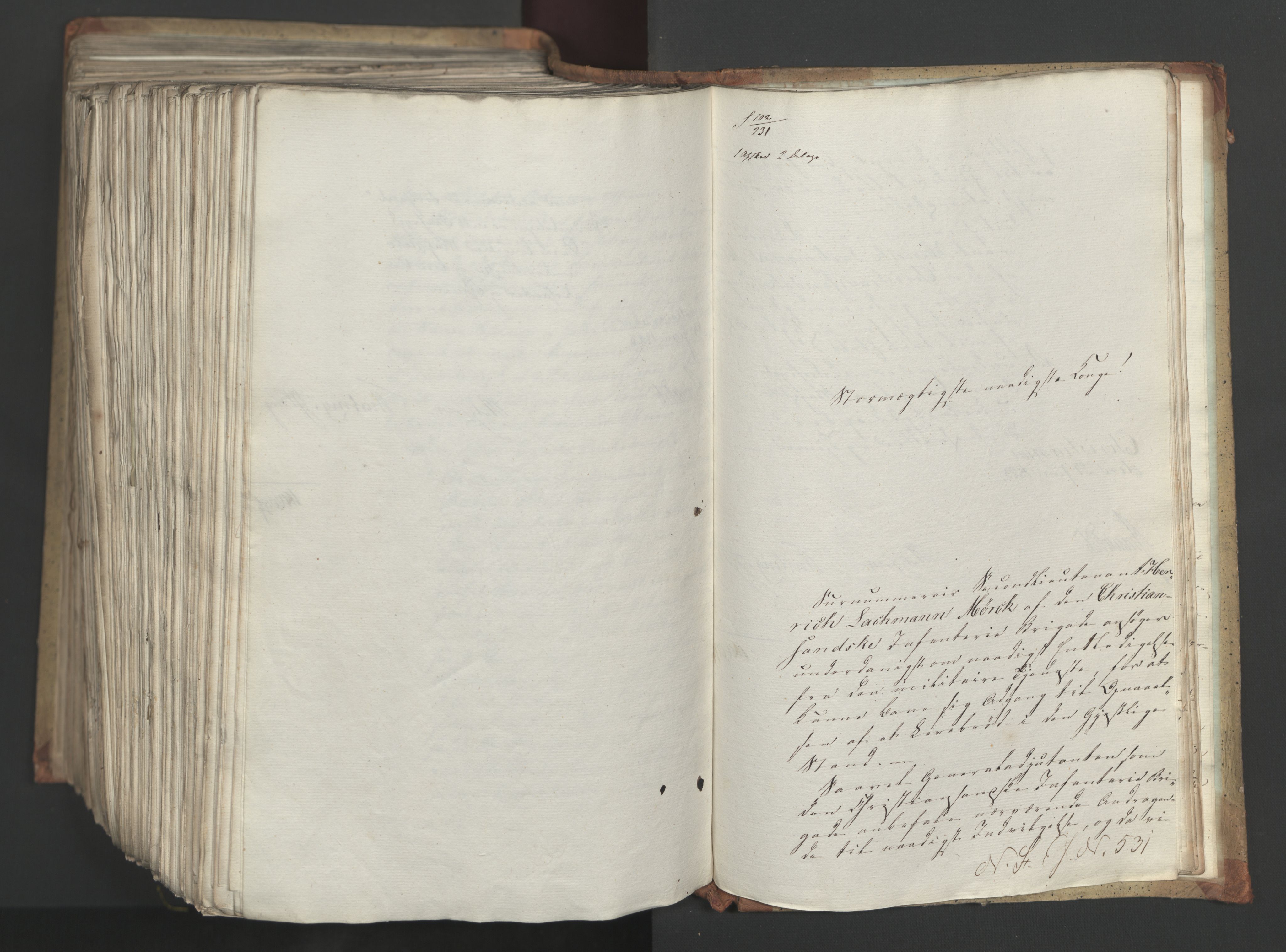 Statsrådsavdelingen i Stockholm, AV/RA-S-1003/D/Da/L0034: Regjeringsinnstillinger nr. 275-540, 1823, p. 688