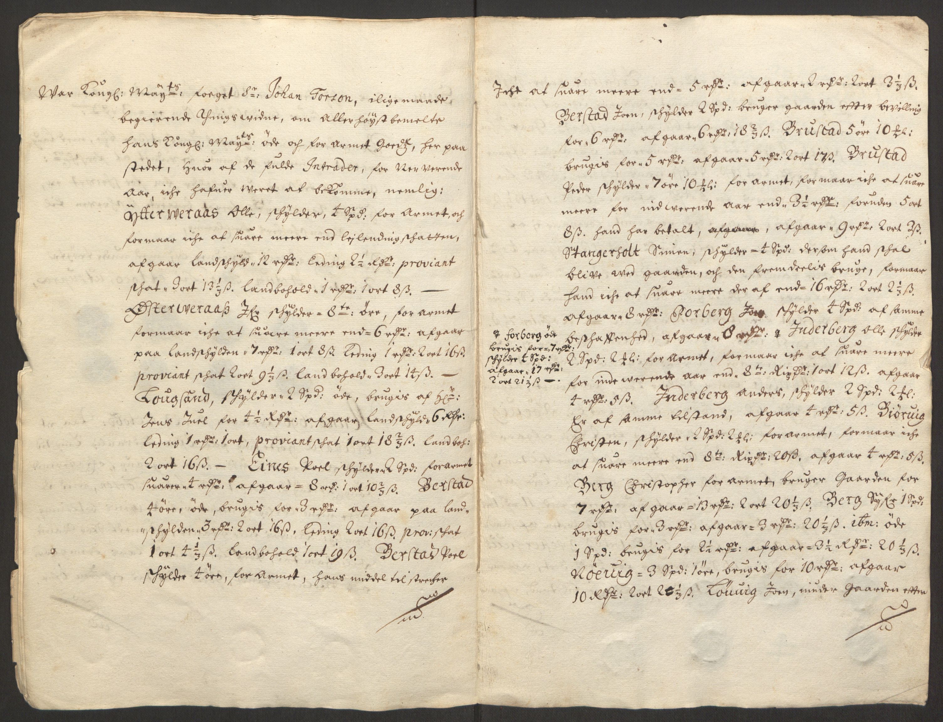 Rentekammeret inntil 1814, Reviderte regnskaper, Fogderegnskap, AV/RA-EA-4092/R63/L4309: Fogderegnskap Inderøy, 1695-1697, p. 343