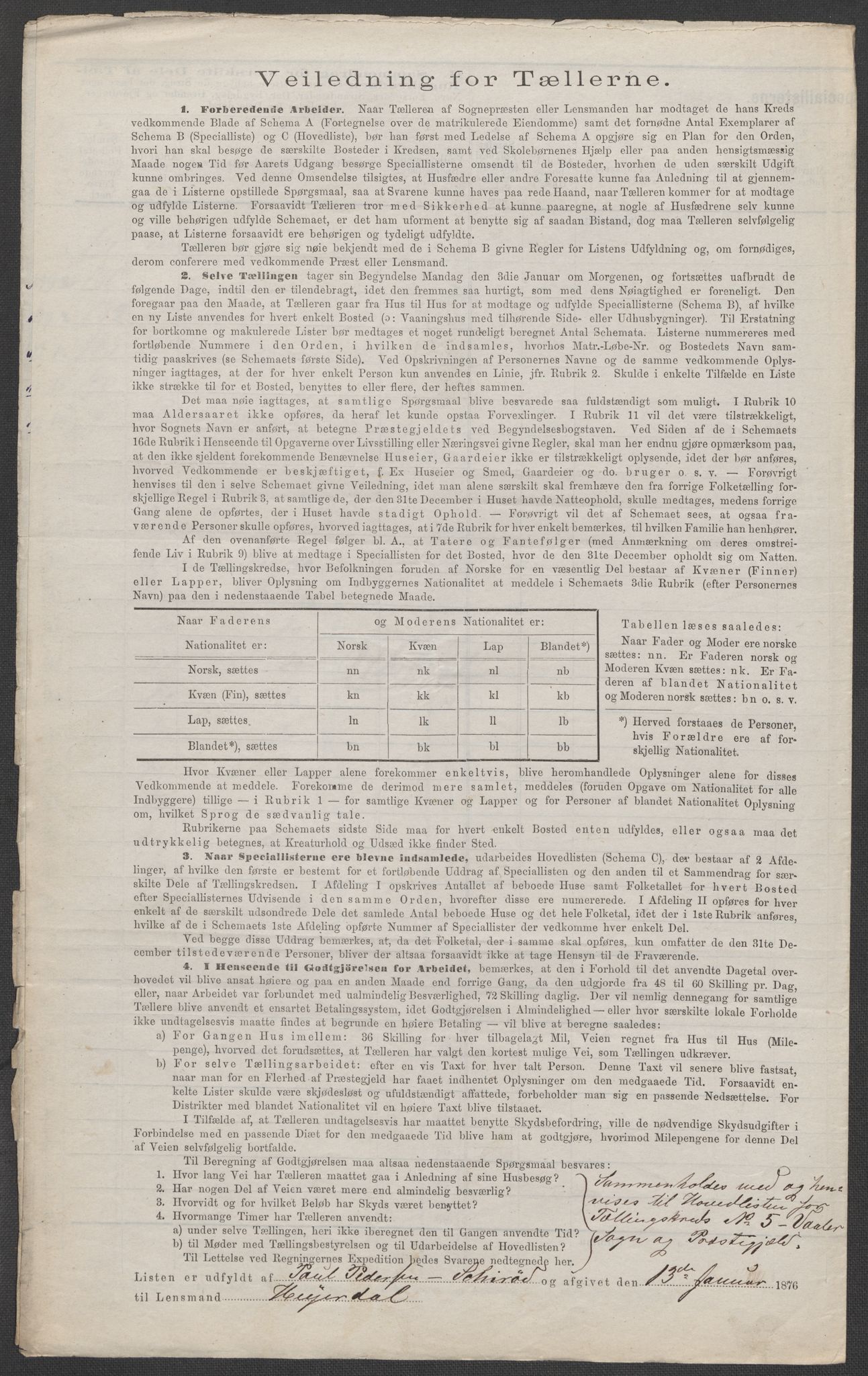 RA, 1875 census for 0137P Våler, 1875, p. 21