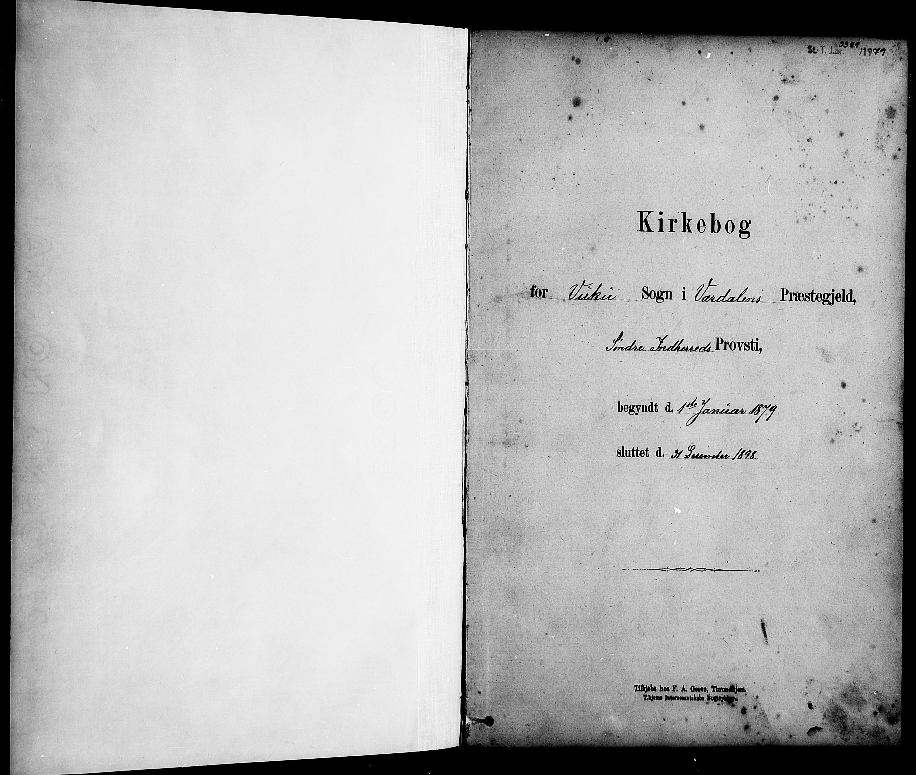 Ministerialprotokoller, klokkerbøker og fødselsregistre - Nord-Trøndelag, SAT/A-1458/724/L0267: Parish register (copy) no. 724C03, 1879-1898