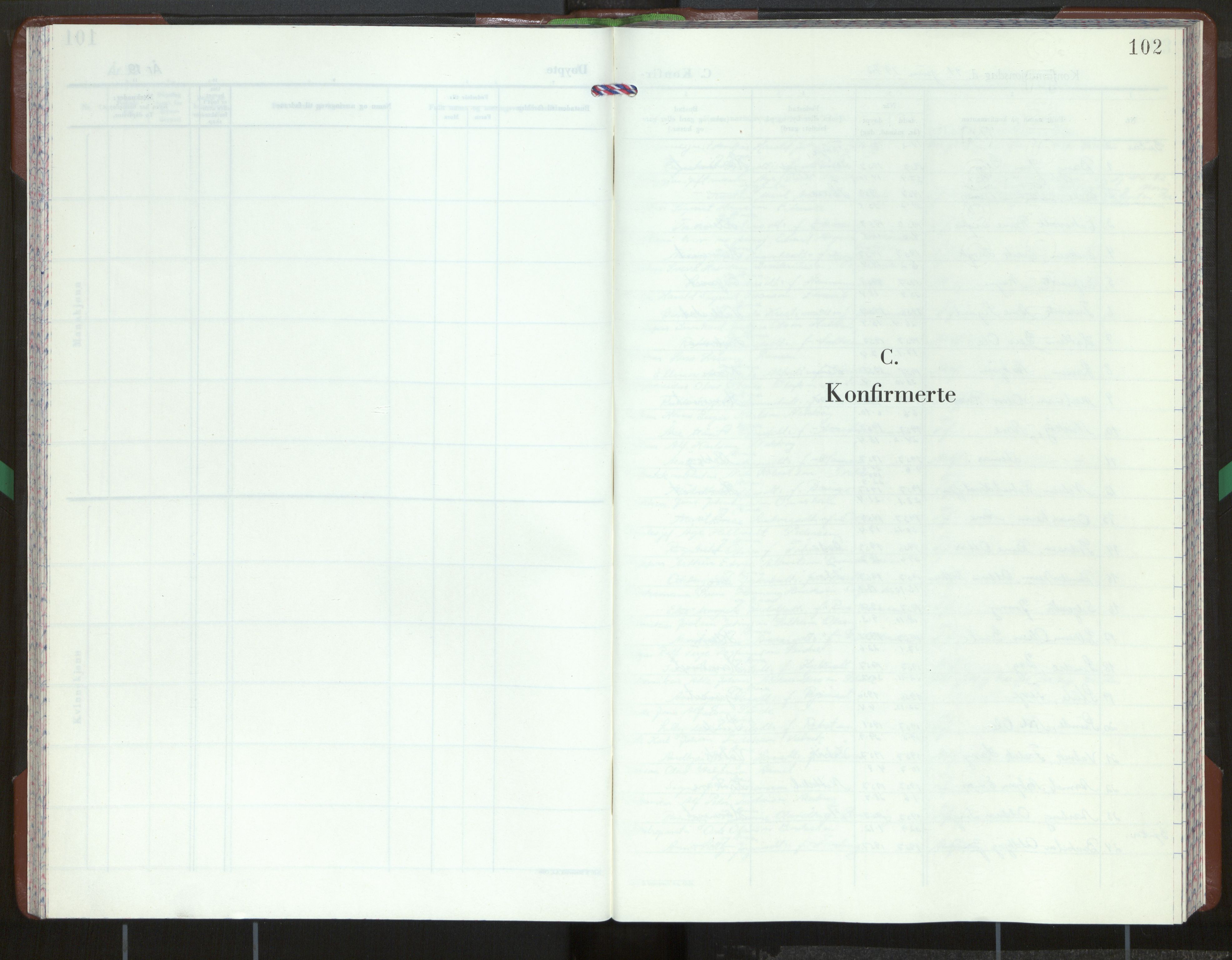 Kinn sokneprestembete, AV/SAB-A-80801/H/Hab/Haba/L0005: Parish register (copy) no. A 5, 1973-1979, p. 102