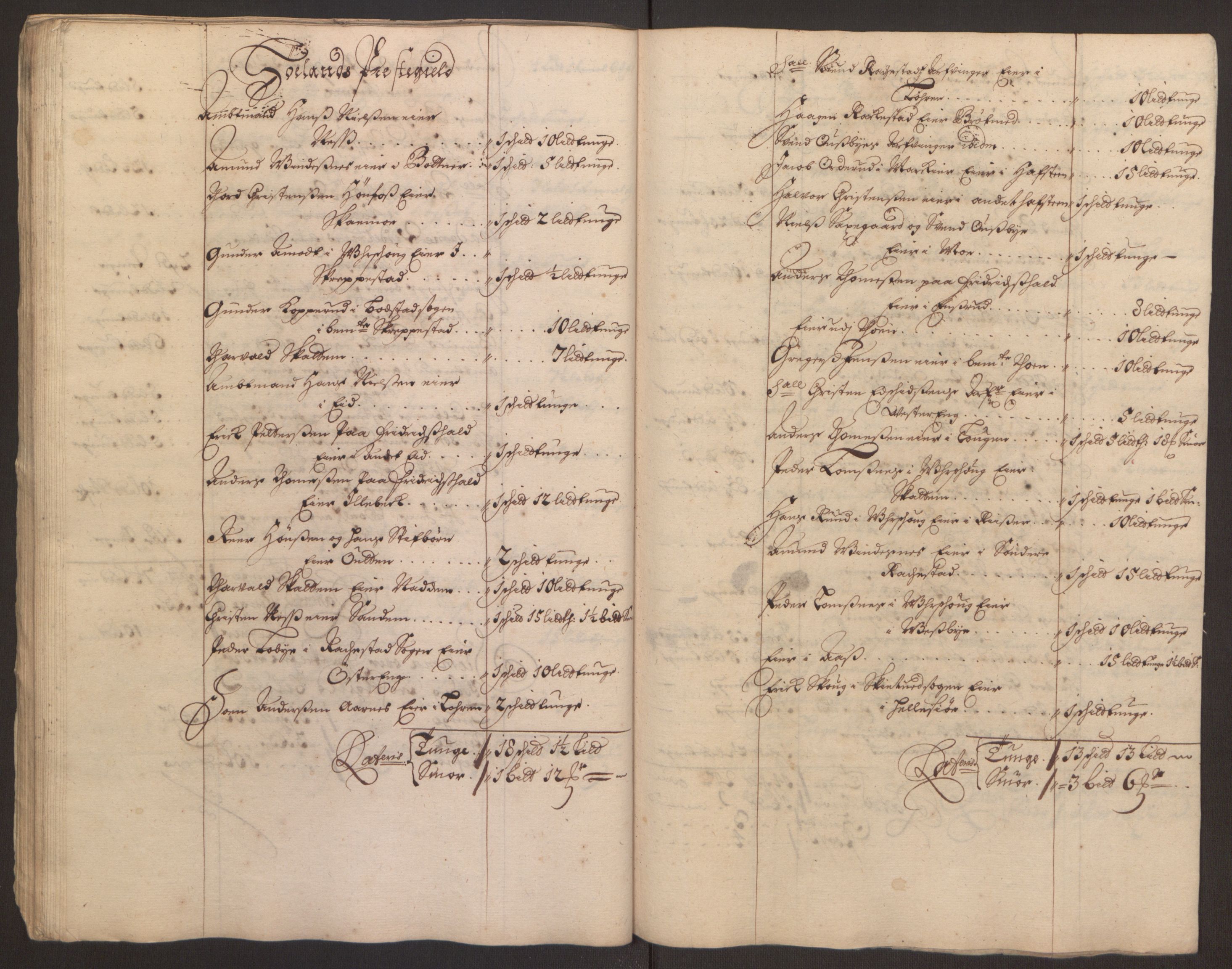 Rentekammeret inntil 1814, Reviderte regnskaper, Fogderegnskap, AV/RA-EA-4092/R11/L0579: Fogderegnskap Nedre Romerike, 1694-1695, p. 155