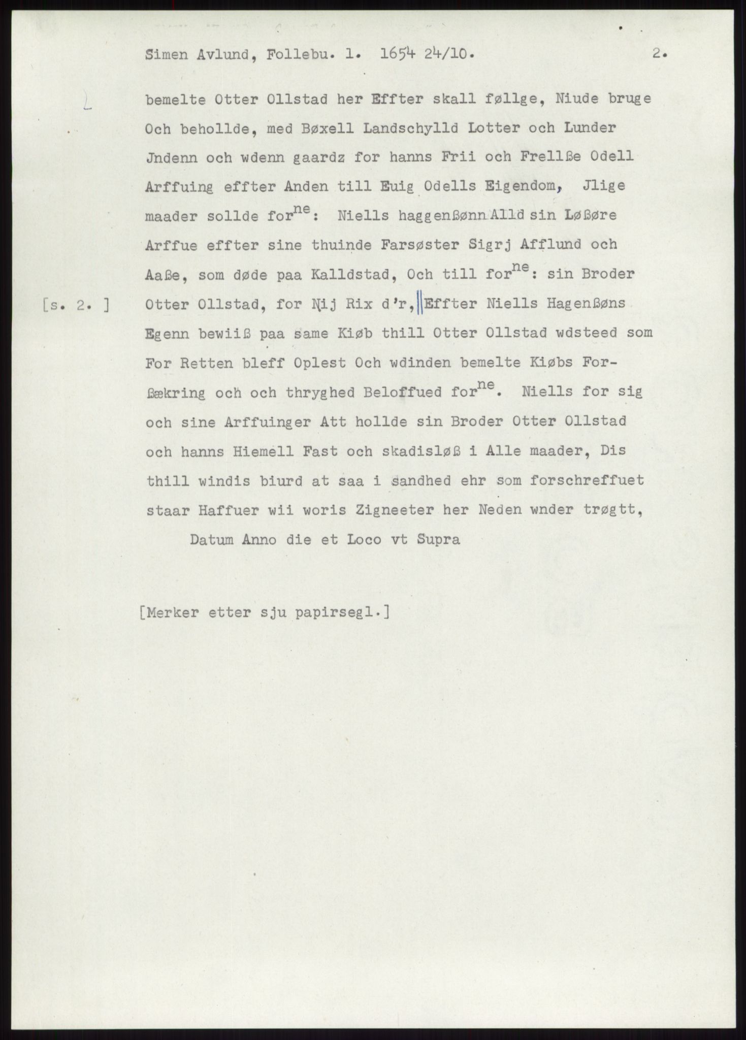 Samlinger til kildeutgivelse, Diplomavskriftsamlingen, AV/RA-EA-4053/H/Ha, p. 1883