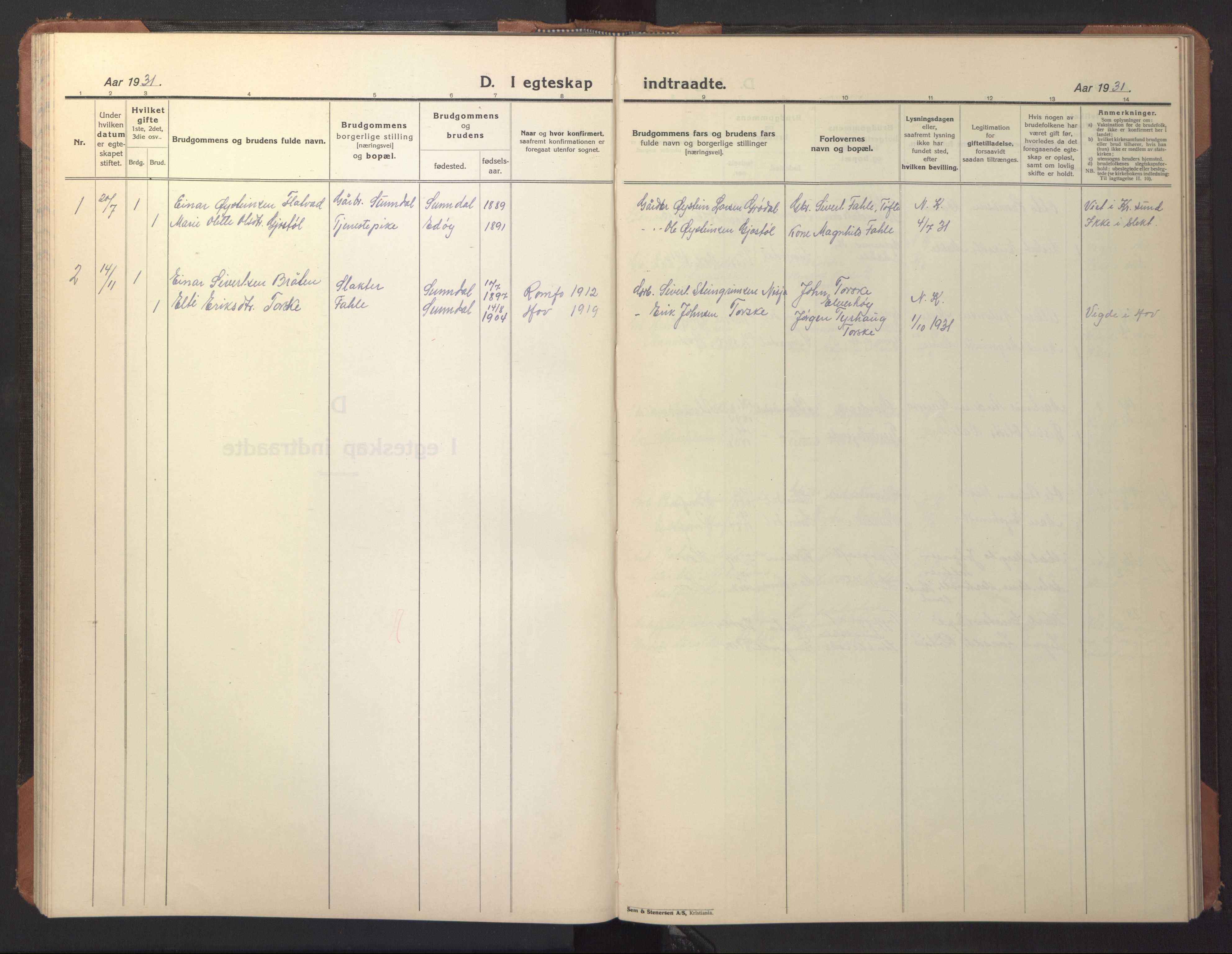 Ministerialprotokoller, klokkerbøker og fødselsregistre - Møre og Romsdal, AV/SAT-A-1454/590/L1018: Parish register (copy) no. 590C03, 1922-1950