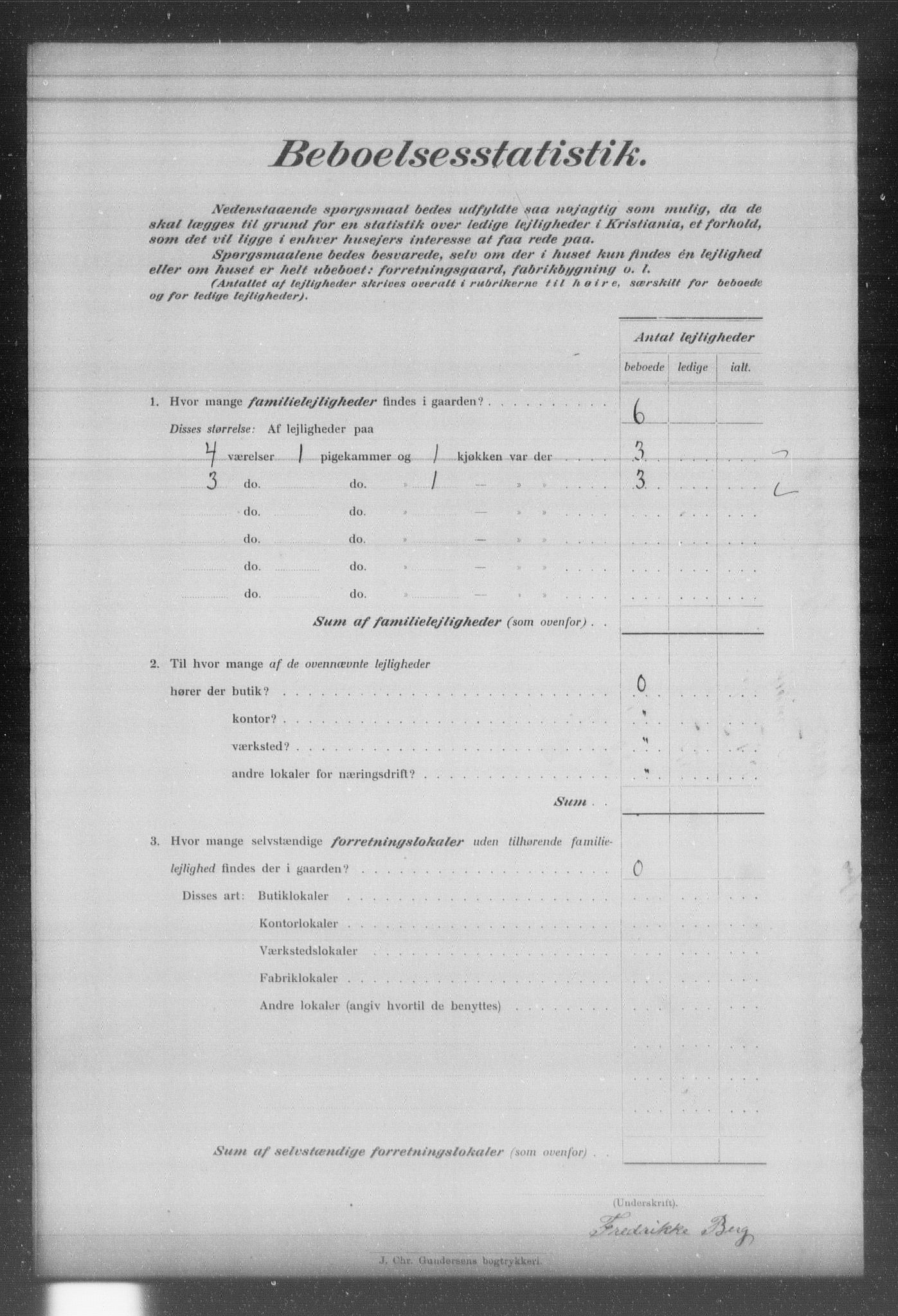 OBA, Municipal Census 1903 for Kristiania, 1903, p. 5537