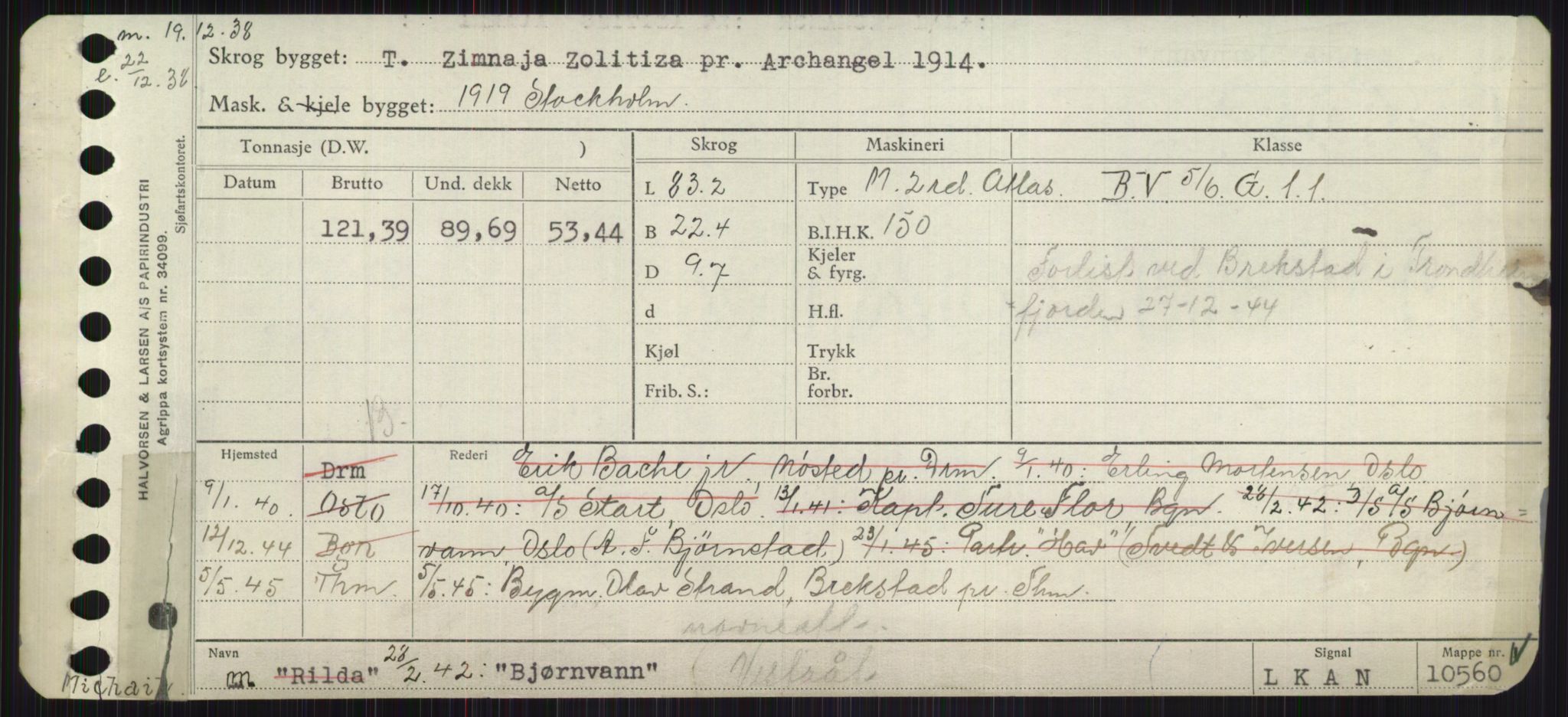Sjøfartsdirektoratet med forløpere, Skipsmålingen, AV/RA-S-1627/H/Ha/L0001/0002: Fartøy, A-Eig / Fartøy Bjør-Eig, p. 35