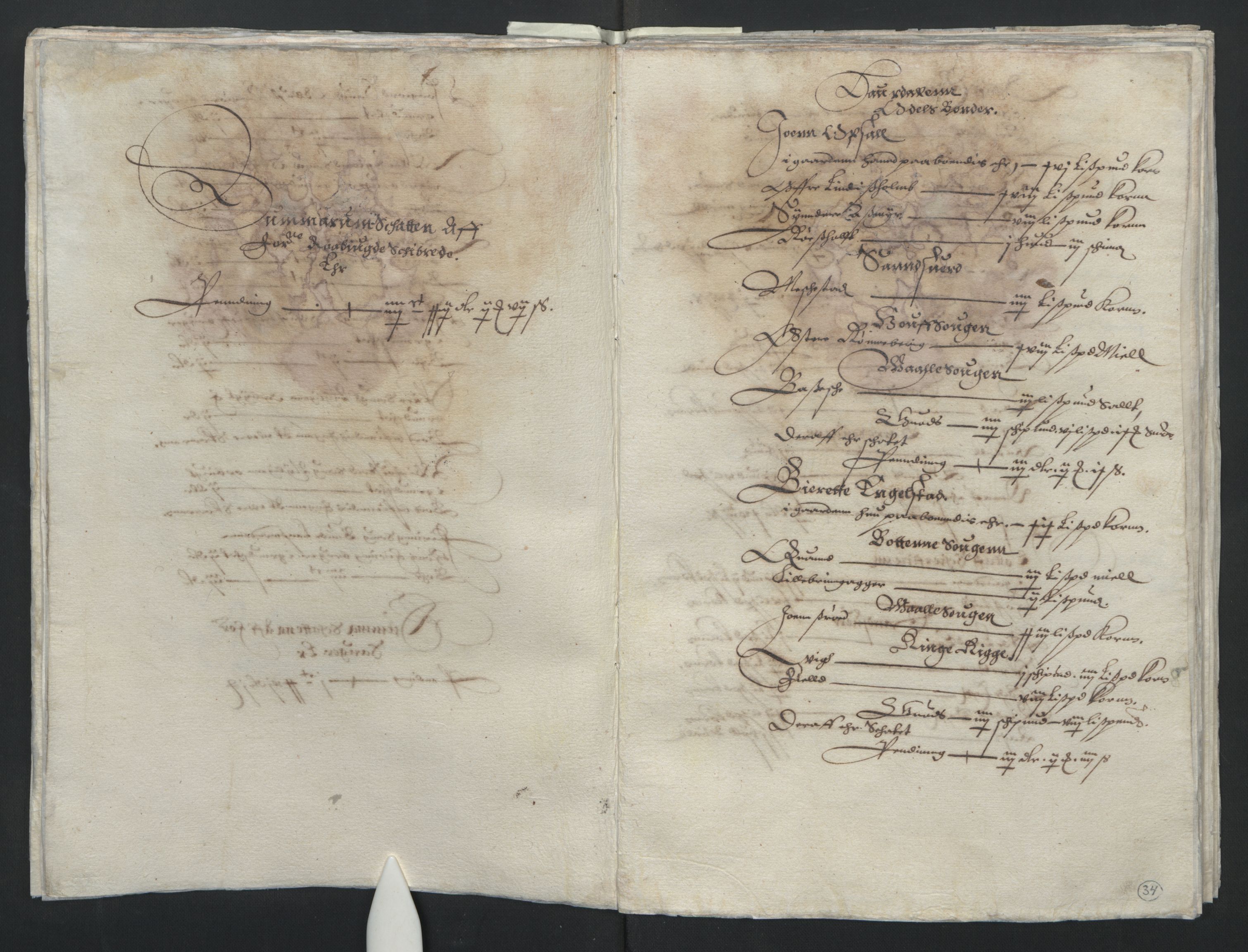 Rentekammeret inntil 1814, Reviderte regnskaper, Lensregnskaper, AV/RA-EA-5023/R/Rb/Rbo/L0014: Tønsberg len, 1632-1634