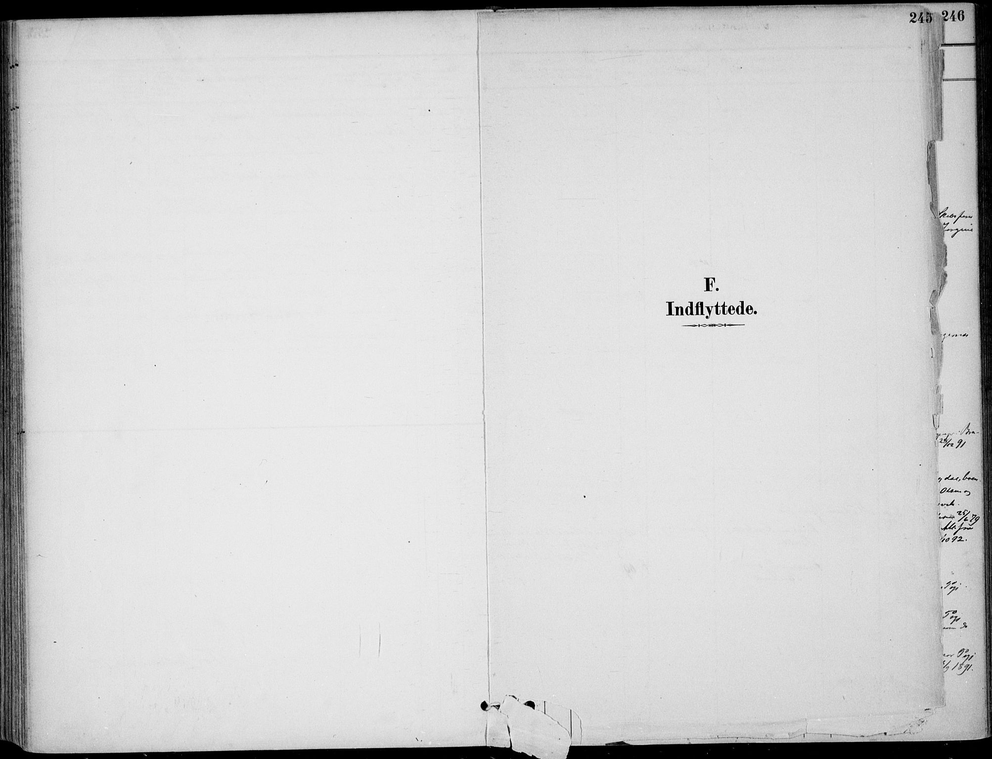 Sigdal kirkebøker, SAKO/A-245/F/Fb/L0001: Parish register (official) no. II 1, 1888-1900, p. 245