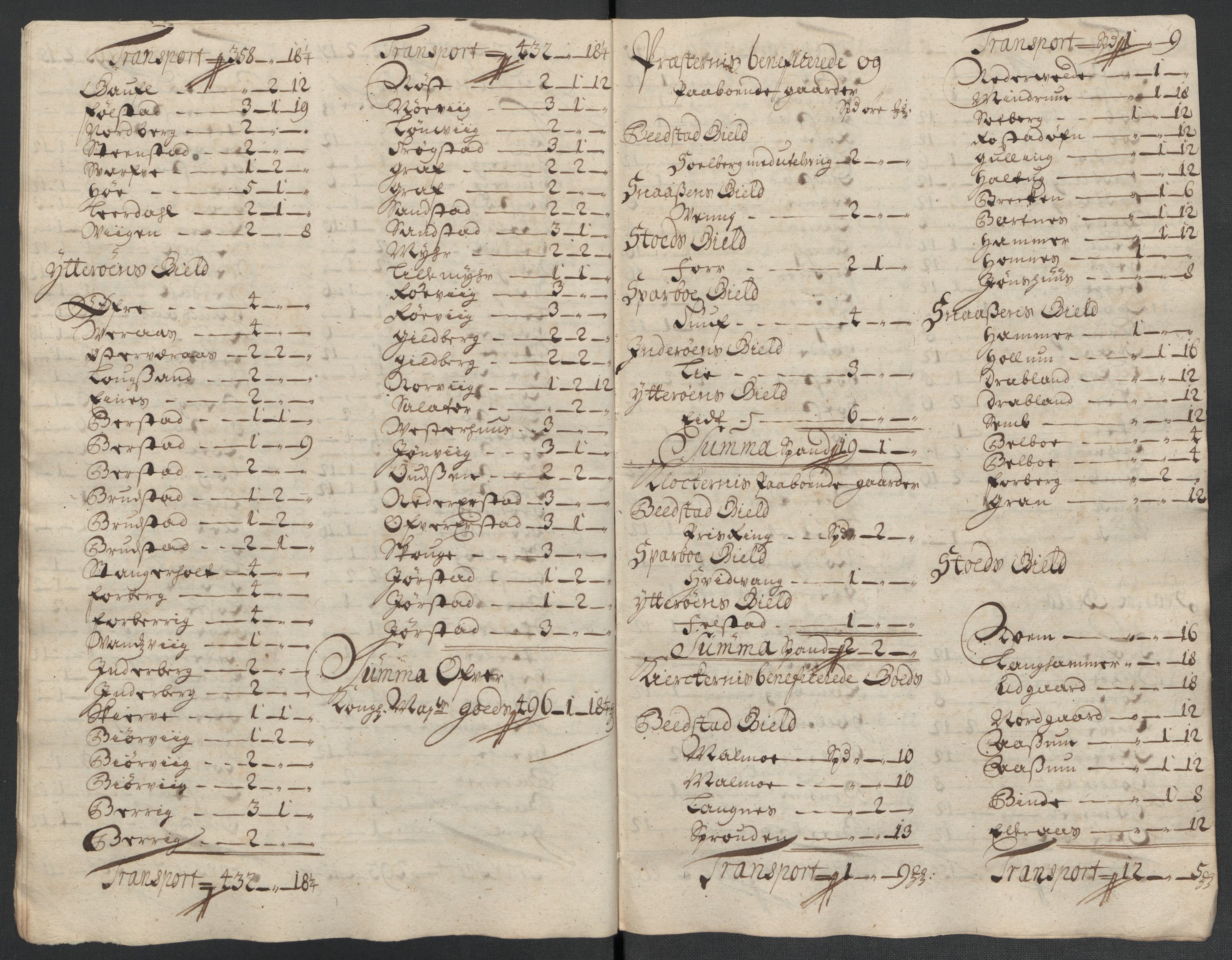 Rentekammeret inntil 1814, Reviderte regnskaper, Fogderegnskap, AV/RA-EA-4092/R63/L4313: Fogderegnskap Inderøy, 1703-1704, p. 573