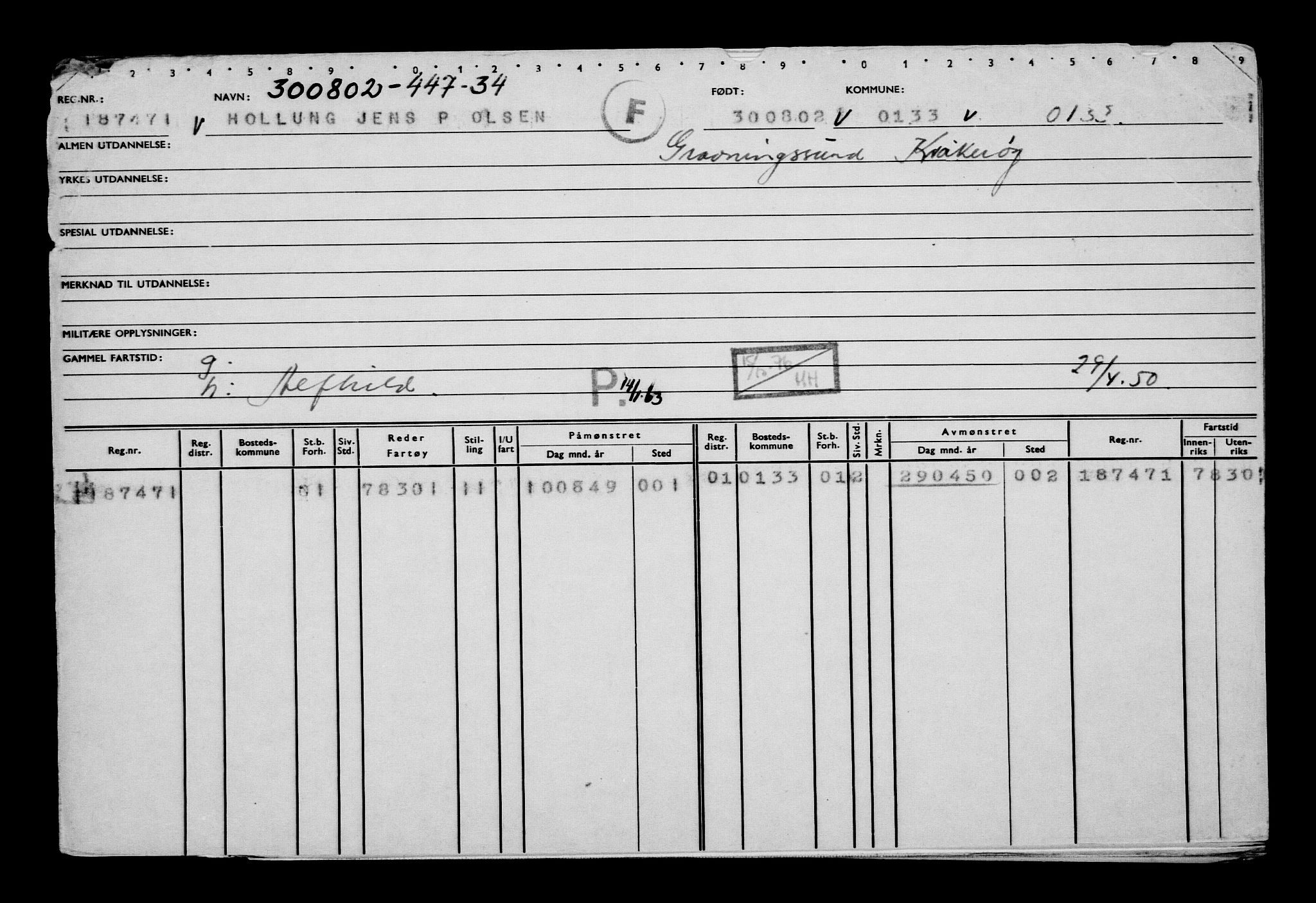 Direktoratet for sjømenn, AV/RA-S-3545/G/Gb/L0045: Hovedkort, 1902, p. 589