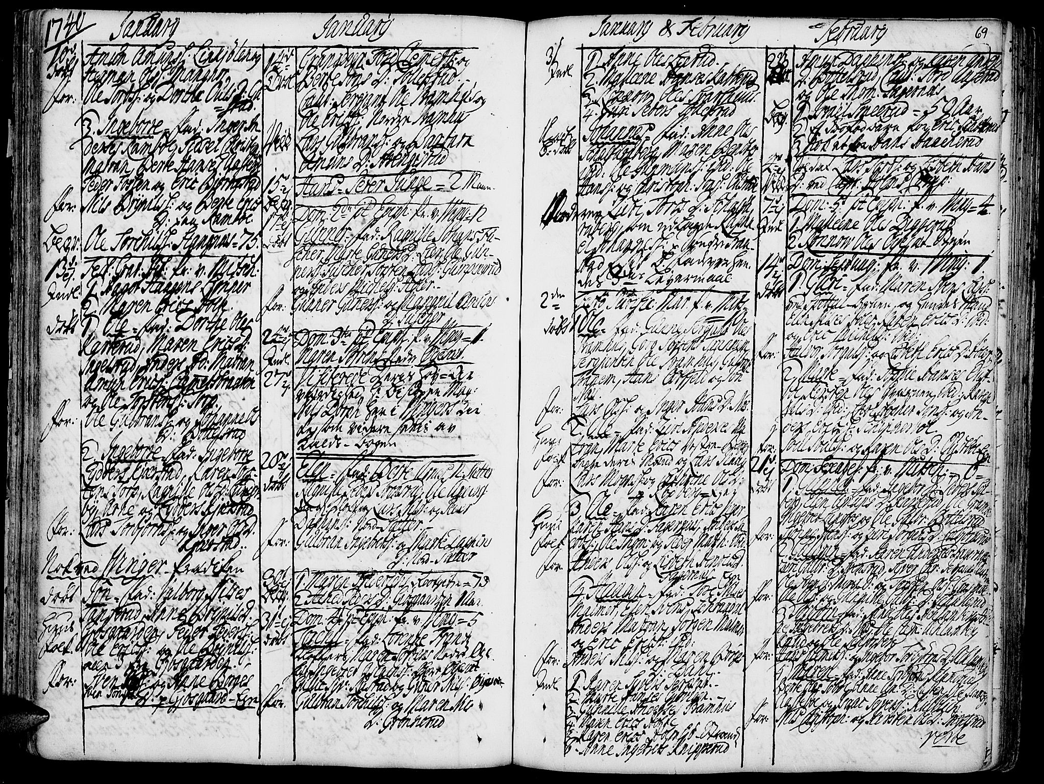 Vinger prestekontor, AV/SAH-PREST-024/H/Ha/Haa/L0002: Parish register (official) no. 2, 1730-1751, p. 69