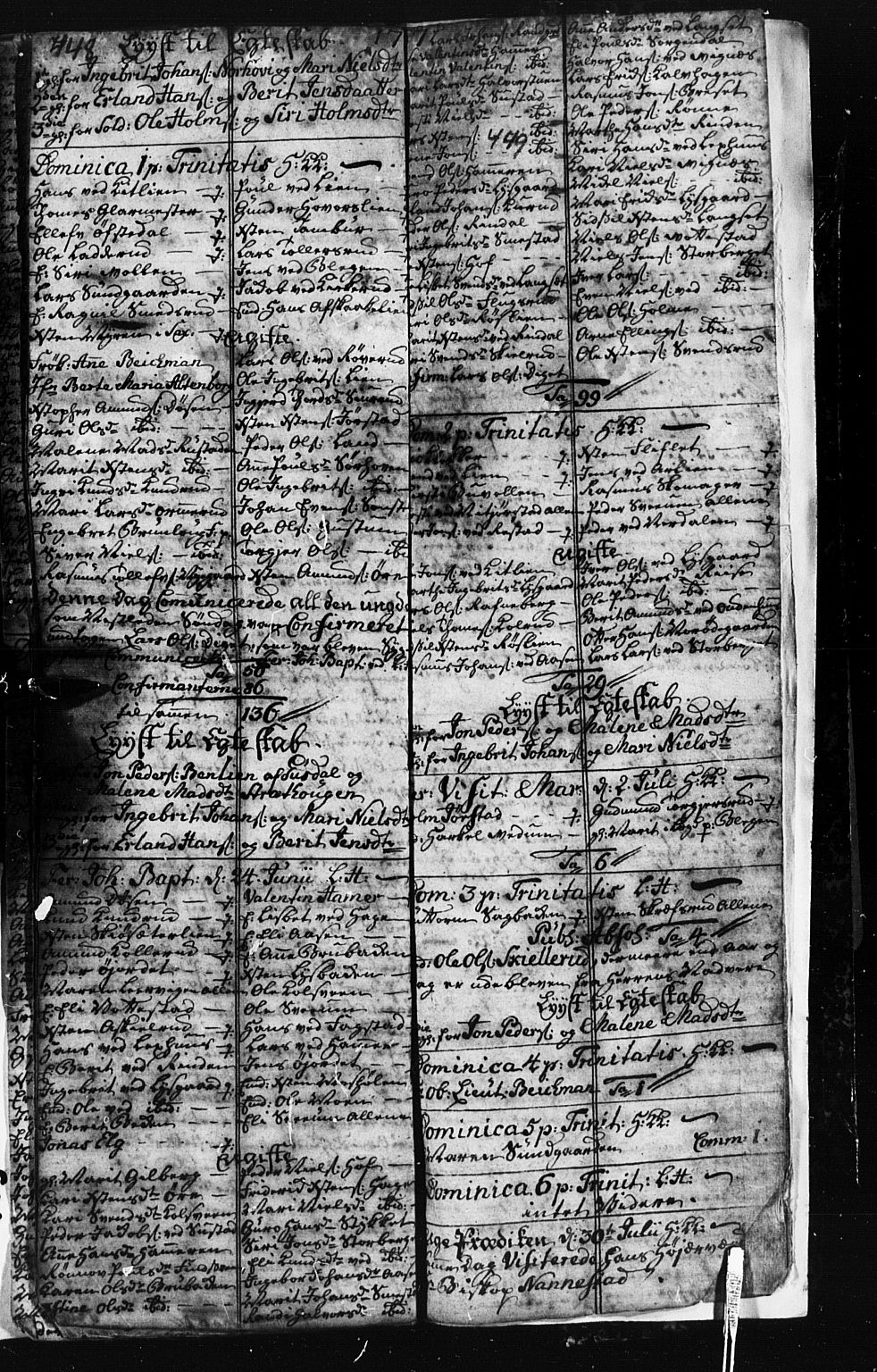 Fåberg prestekontor, SAH/PREST-086/H/Ha/Hab/L0001: Parish register (copy) no. 1, 1727-1767, p. 448-449