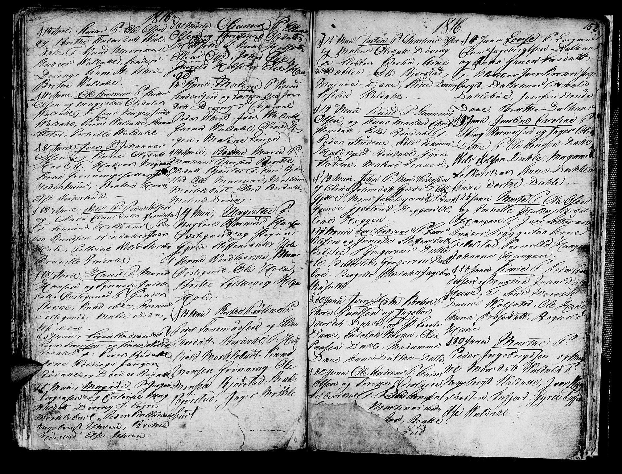 Ministerialprotokoller, klokkerbøker og fødselsregistre - Møre og Romsdal, SAT/A-1454/519/L0245: Parish register (official) no. 519A04, 1774-1816, p. 152
