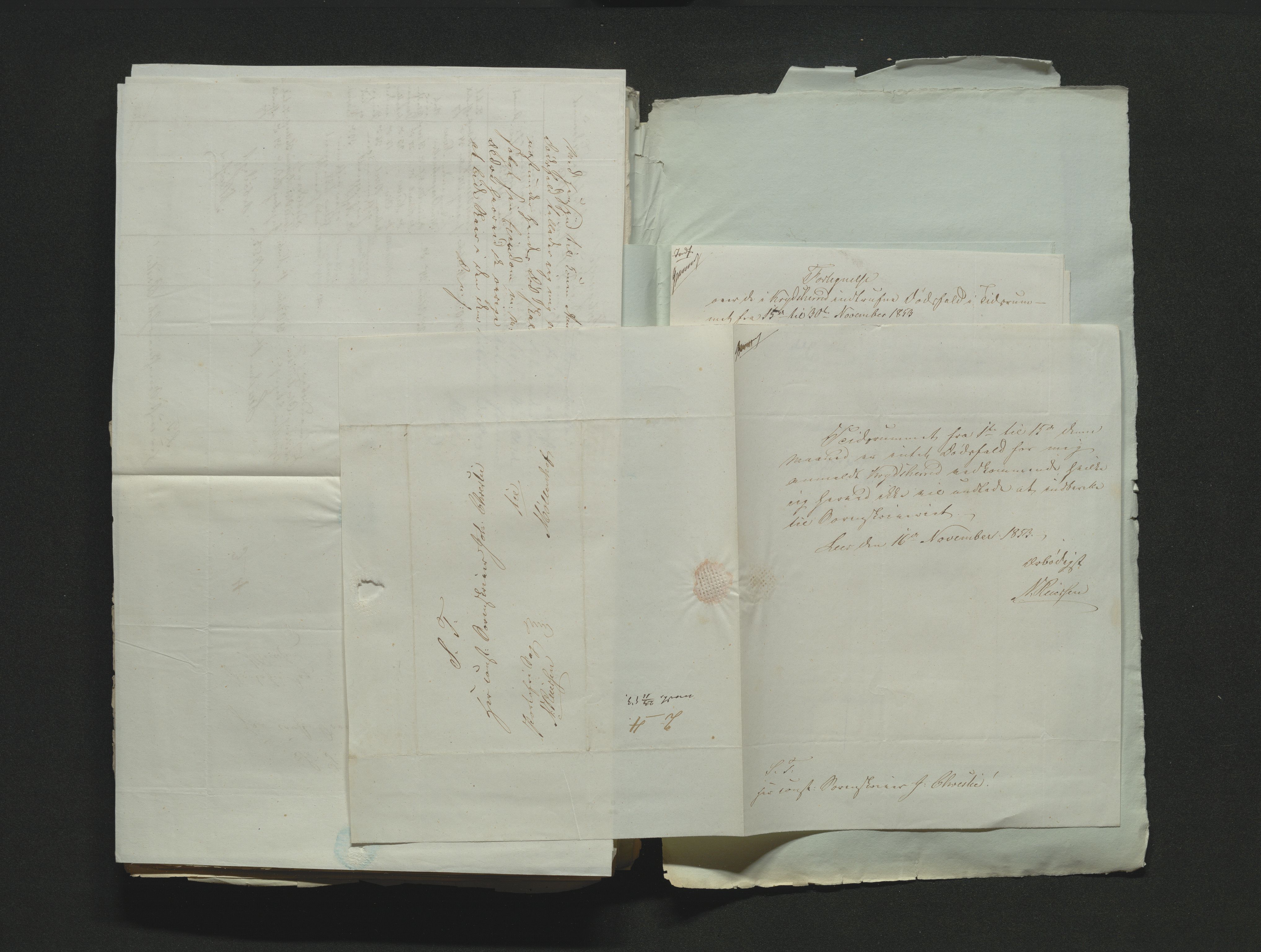 Eiker, Modum og Sigdal sorenskriveri, AV/SAKO-A-123/H/Ha/Hab/L0008: Dødsfallsmeldinger, 1850-1853