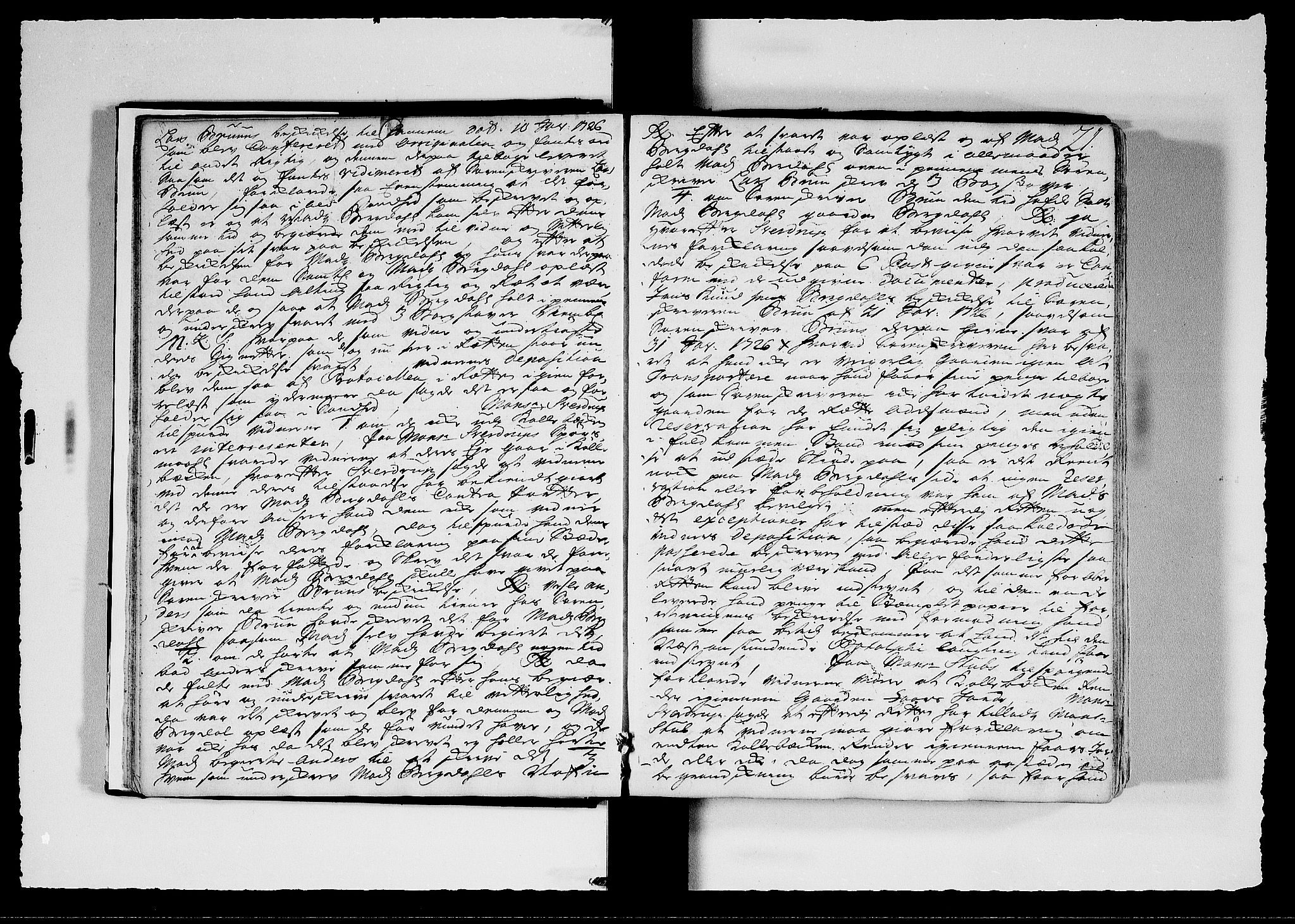 Toten tingrett, AV/SAH-TING-006/G/Gb/Gba/L0030: Tingbok, 1730-1732, p. 20b-21a