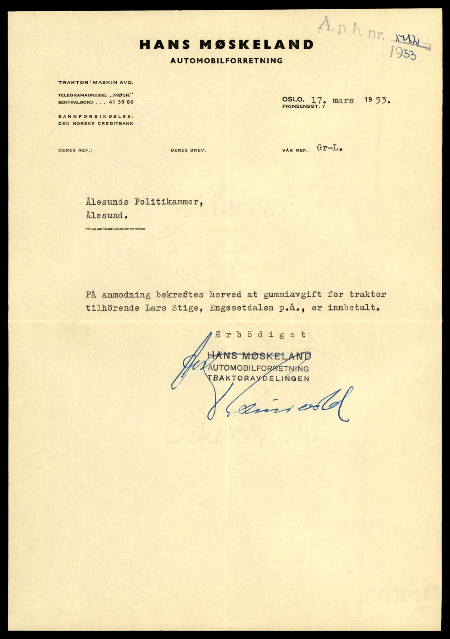 Møre og Romsdal vegkontor - Ålesund trafikkstasjon, AV/SAT-A-4099/F/Fe/L0033: Registreringskort for kjøretøy T 12151 - T 12474, 1927-1998, p. 3233