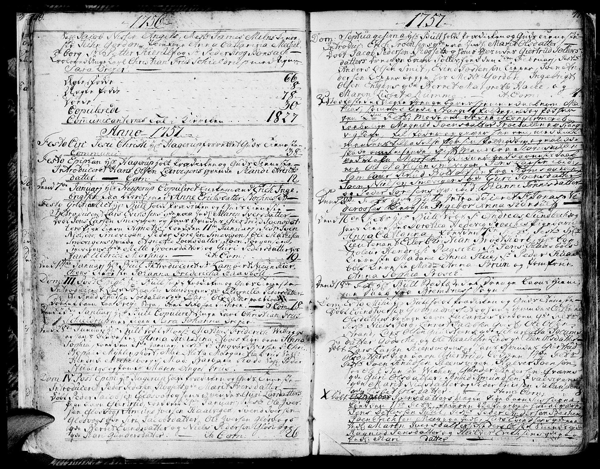 Ministerialprotokoller, klokkerbøker og fødselsregistre - Møre og Romsdal, SAT/A-1454/572/L0840: Parish register (official) no. 572A03, 1754-1784, p. 40-41
