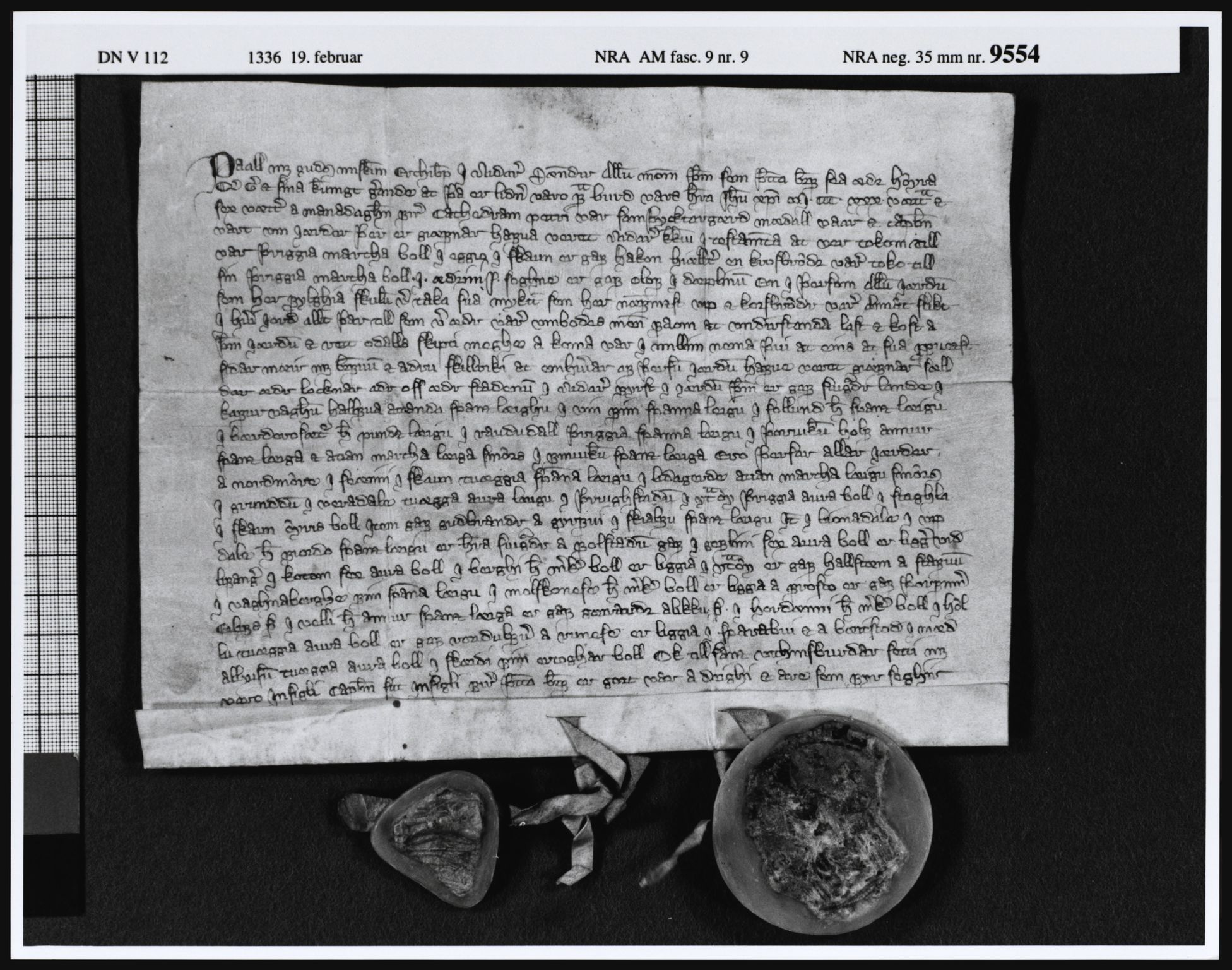 Riksarkivets diplomsamling, AV/RA-EA-5965/F05/L0030: NRA AM fasc. 9 nr. 4b-12, 1332-1358, p. 25