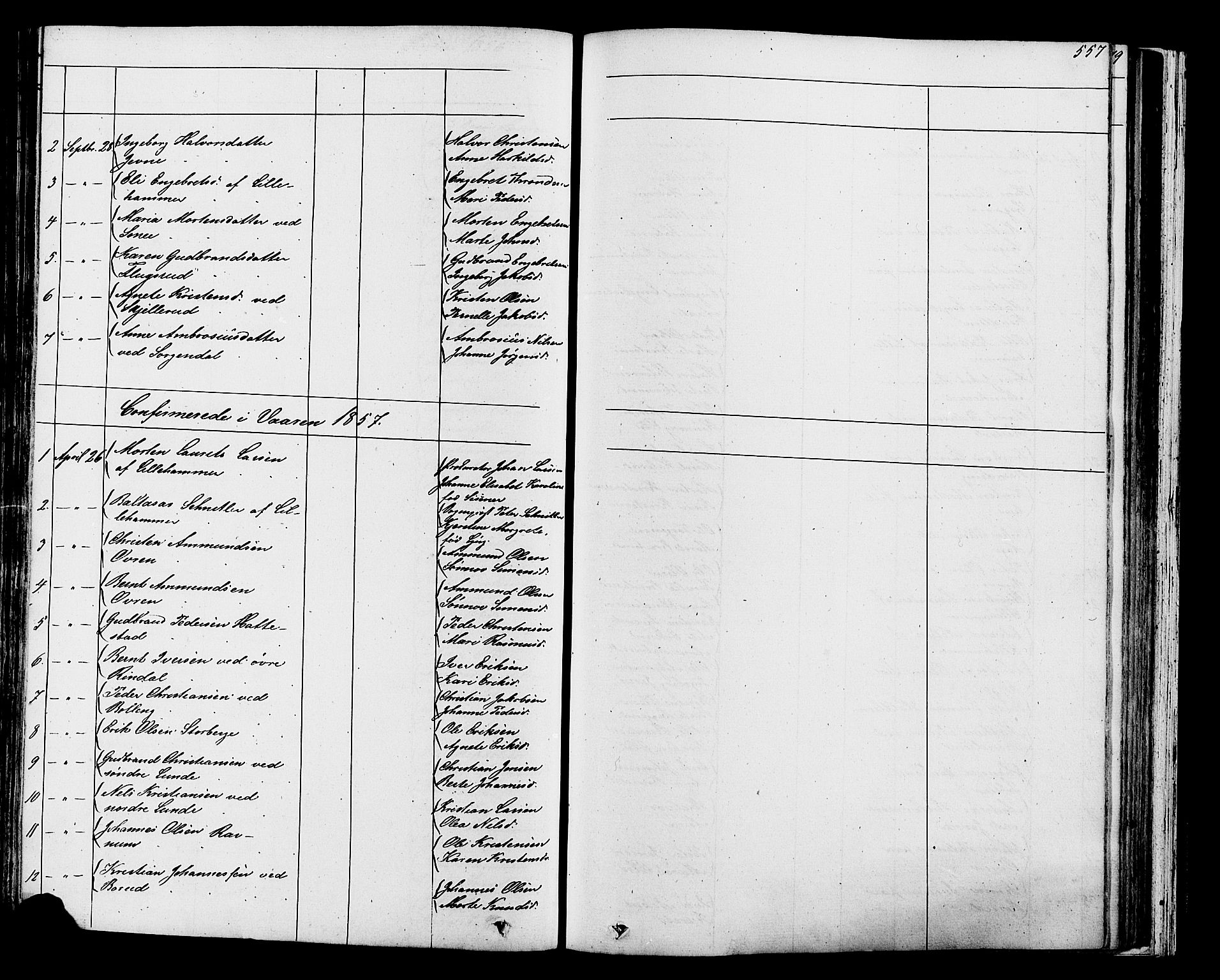 Fåberg prestekontor, SAH/PREST-086/H/Ha/Hab/L0007: Parish register (copy) no. 7, 1856-1891, p. 556-557