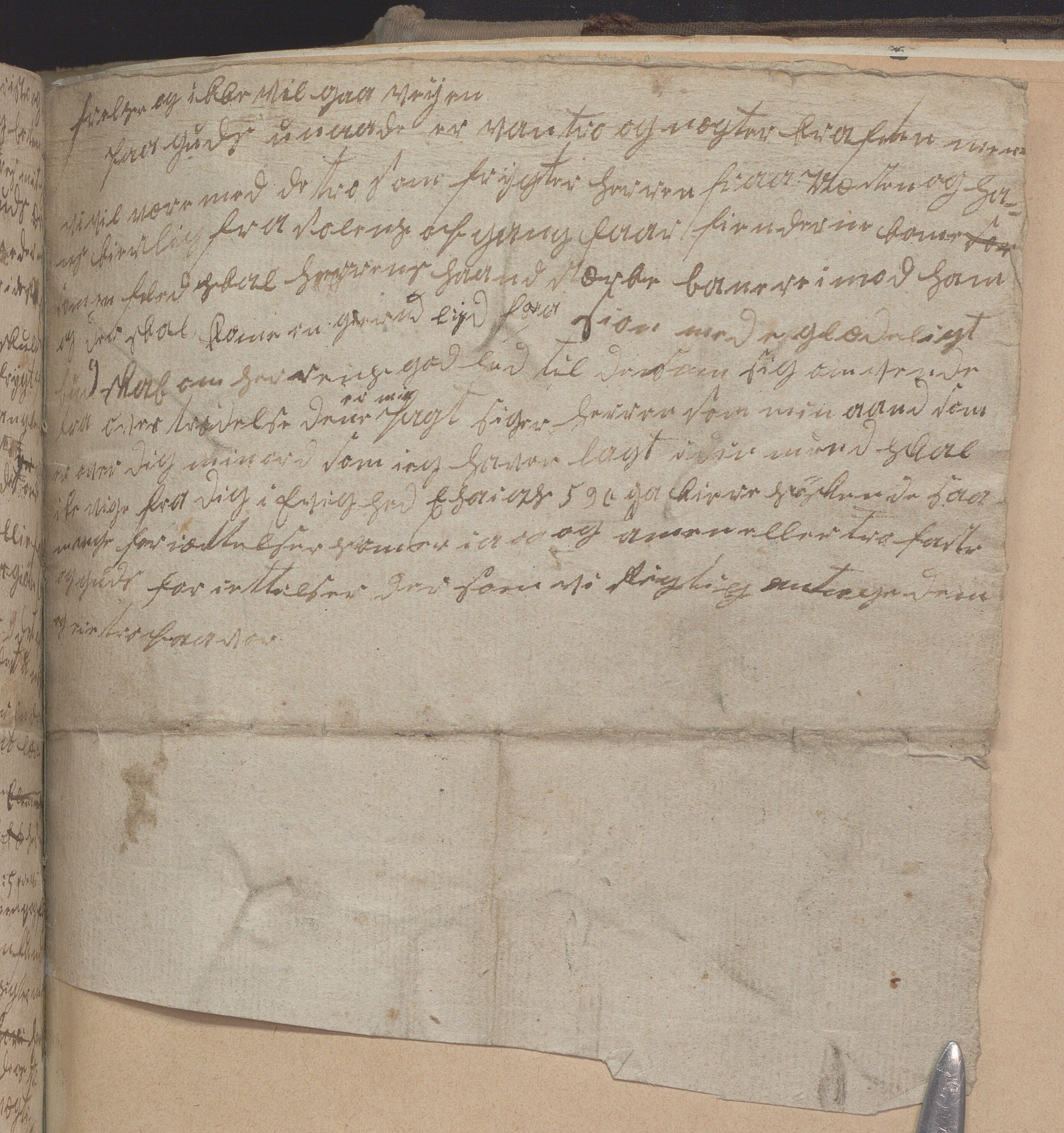 Heggtveitsamlingen, TMF/A-1007/H/L0051: Innbundne brev Ms. B. Med innlagt registratur.  , 1800-1883