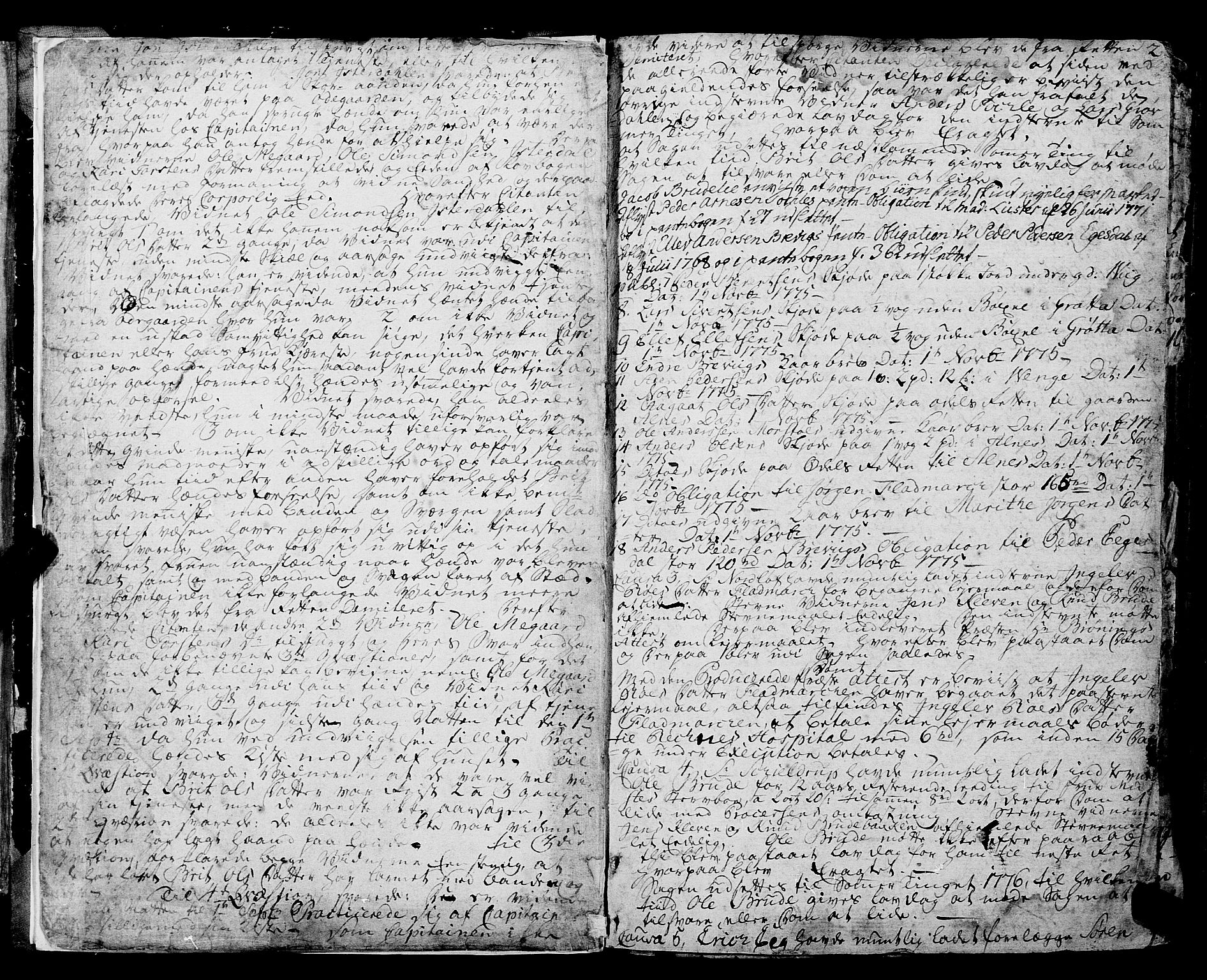 Romsdal sorenskriveri, SAT/A-4149/1/1/1A/L0016: Tingbok, 1775-1788, p. 1b-2a