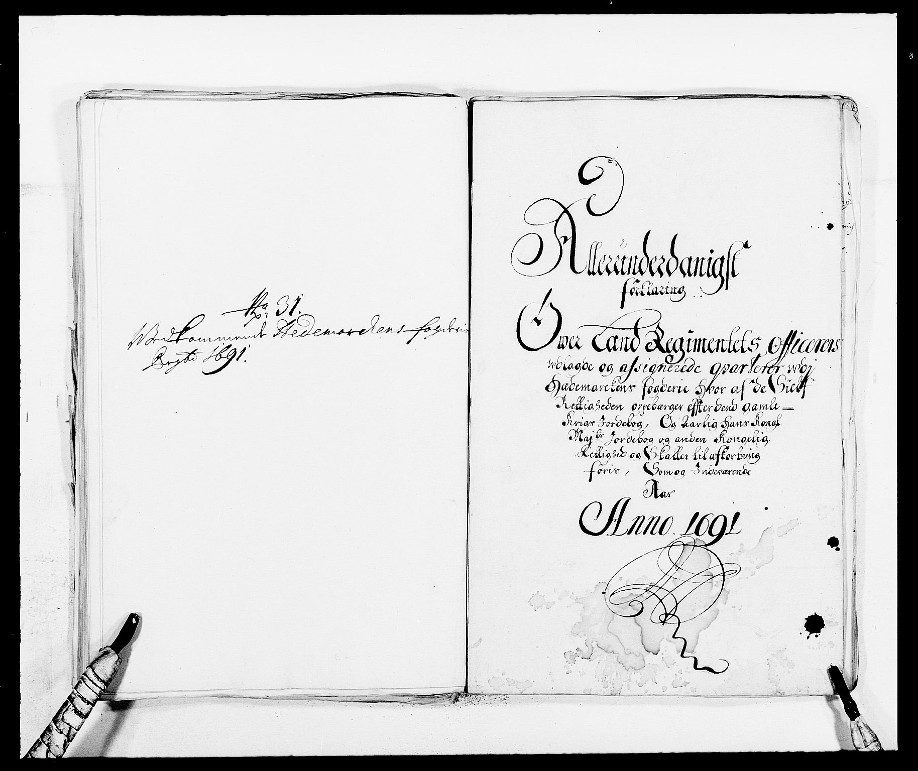 Rentekammeret inntil 1814, Reviderte regnskaper, Fogderegnskap, RA/EA-4092/R16/L1032: Fogderegnskap Hedmark, 1689-1692, p. 19