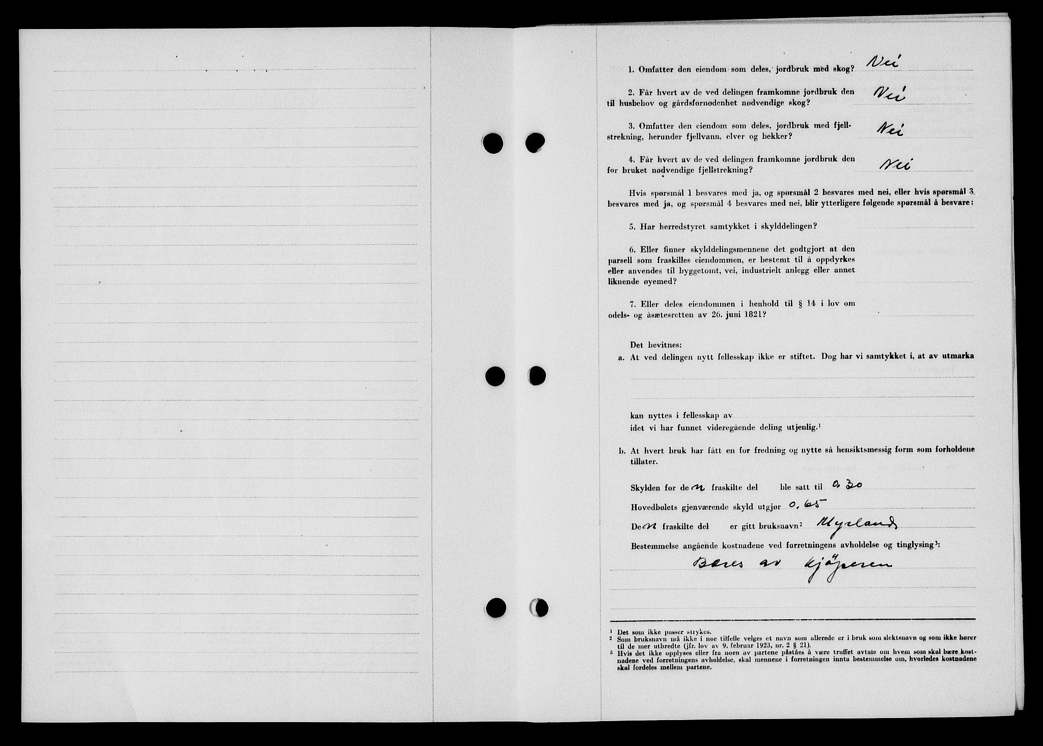 Flekkefjord sorenskriveri, AV/SAK-1221-0001/G/Gb/Gba/L0062: Mortgage book no. A-10, 1947-1947, Diary no: : 1033/1947