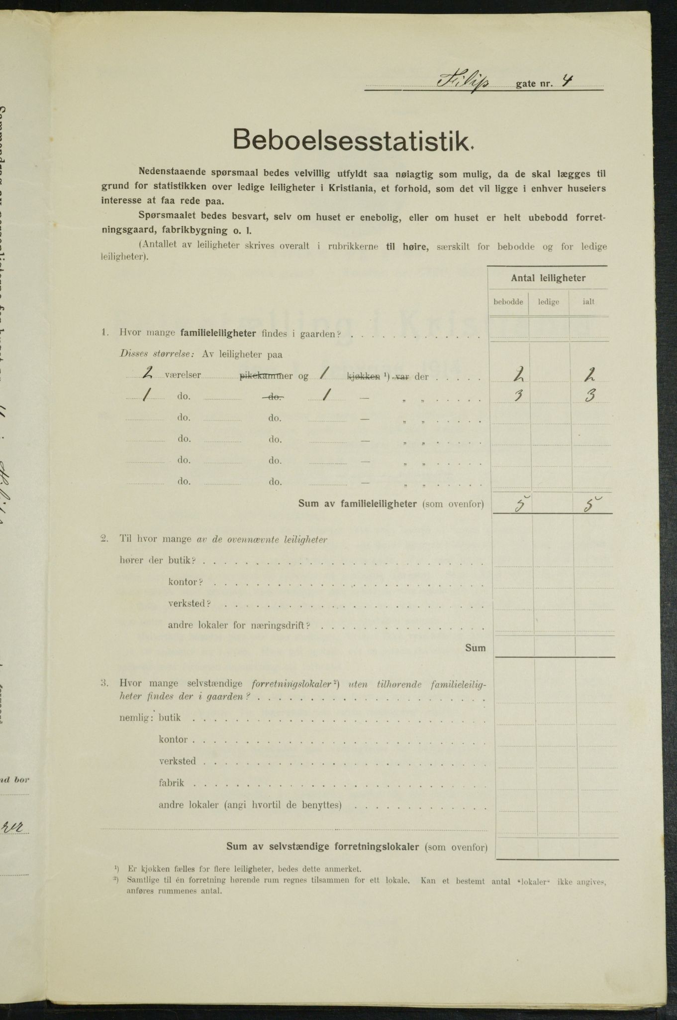 OBA, Municipal Census 1914 for Kristiania, 1914, p. 24382