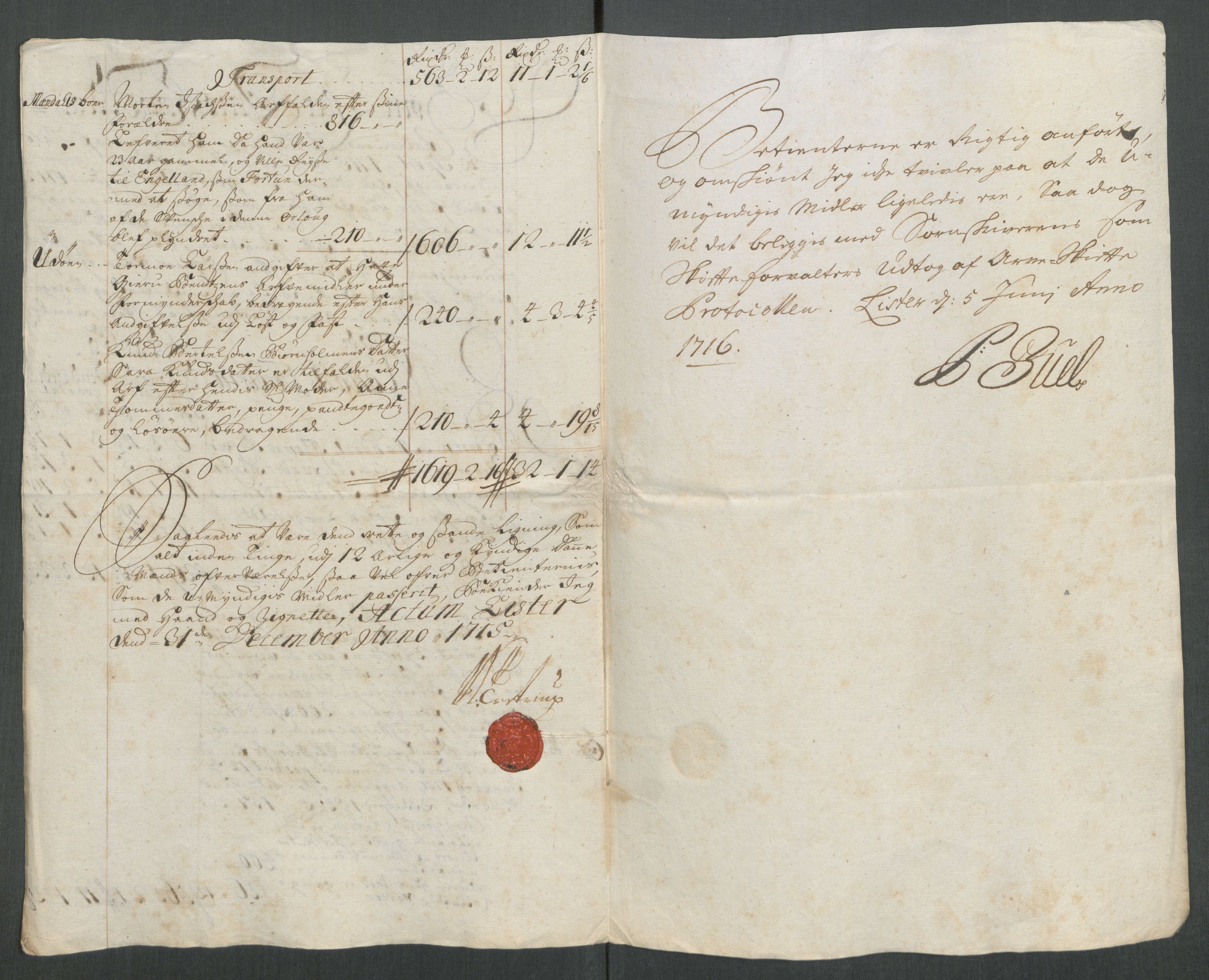 Rentekammeret inntil 1814, Reviderte regnskaper, Fogderegnskap, AV/RA-EA-4092/R43/L2559: Fogderegnskap Lista og Mandal, 1715, p. 73