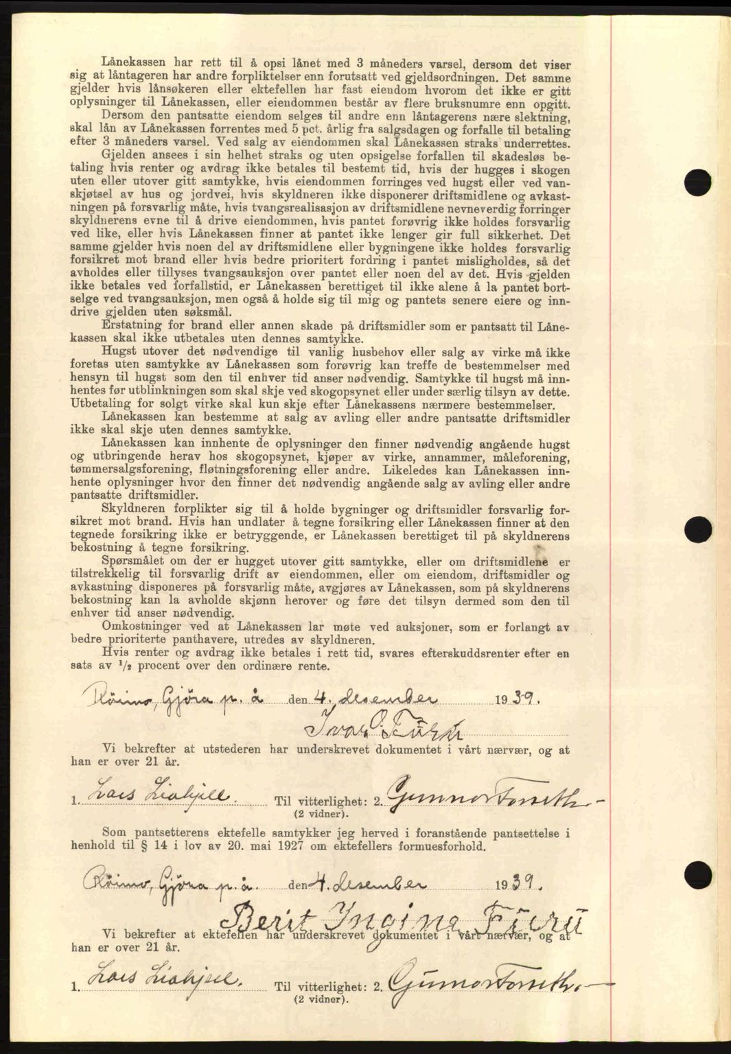 Nordmøre sorenskriveri, AV/SAT-A-4132/1/2/2Ca: Mortgage book no. B87, 1940-1941, Diary no: : 1272/1940