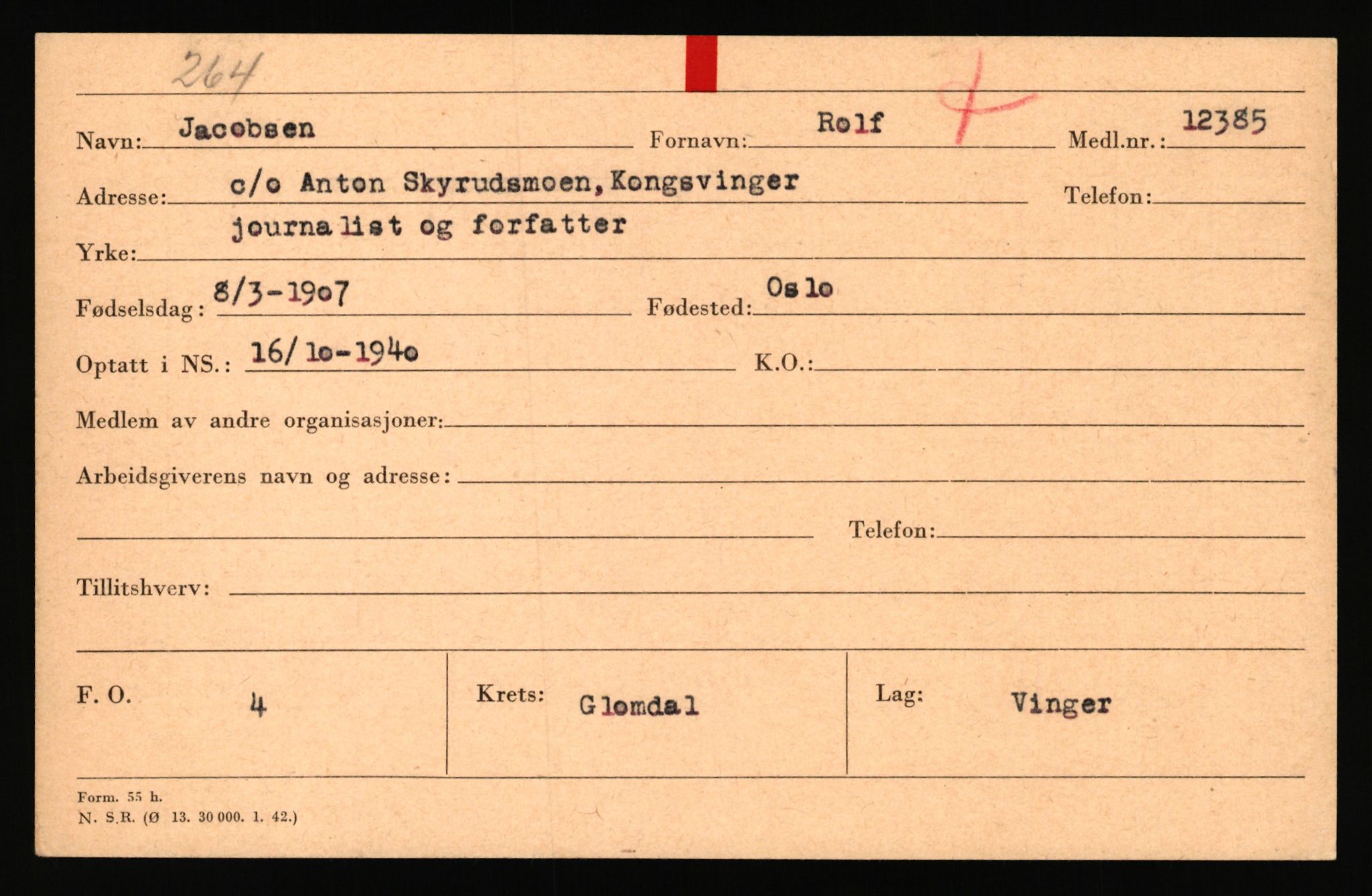 Landssvikarkivet, Kongsvinger politikammer, RA/S-3138-08/Da/L0055/0797: Saker / Anr. 555/45, 1945-1946, p. 29