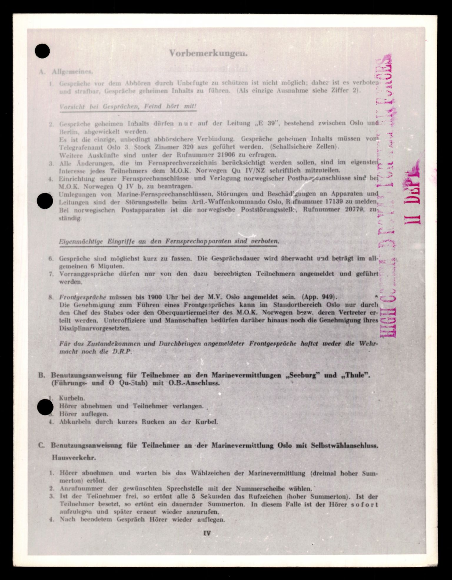 Forsvarets Overkommando. 2 kontor. Arkiv 11.4. Spredte tyske arkivsaker, AV/RA-RAFA-7031/D/Dar/Darb/L0014: Reichskommissariat., 1942-1944, p. 101