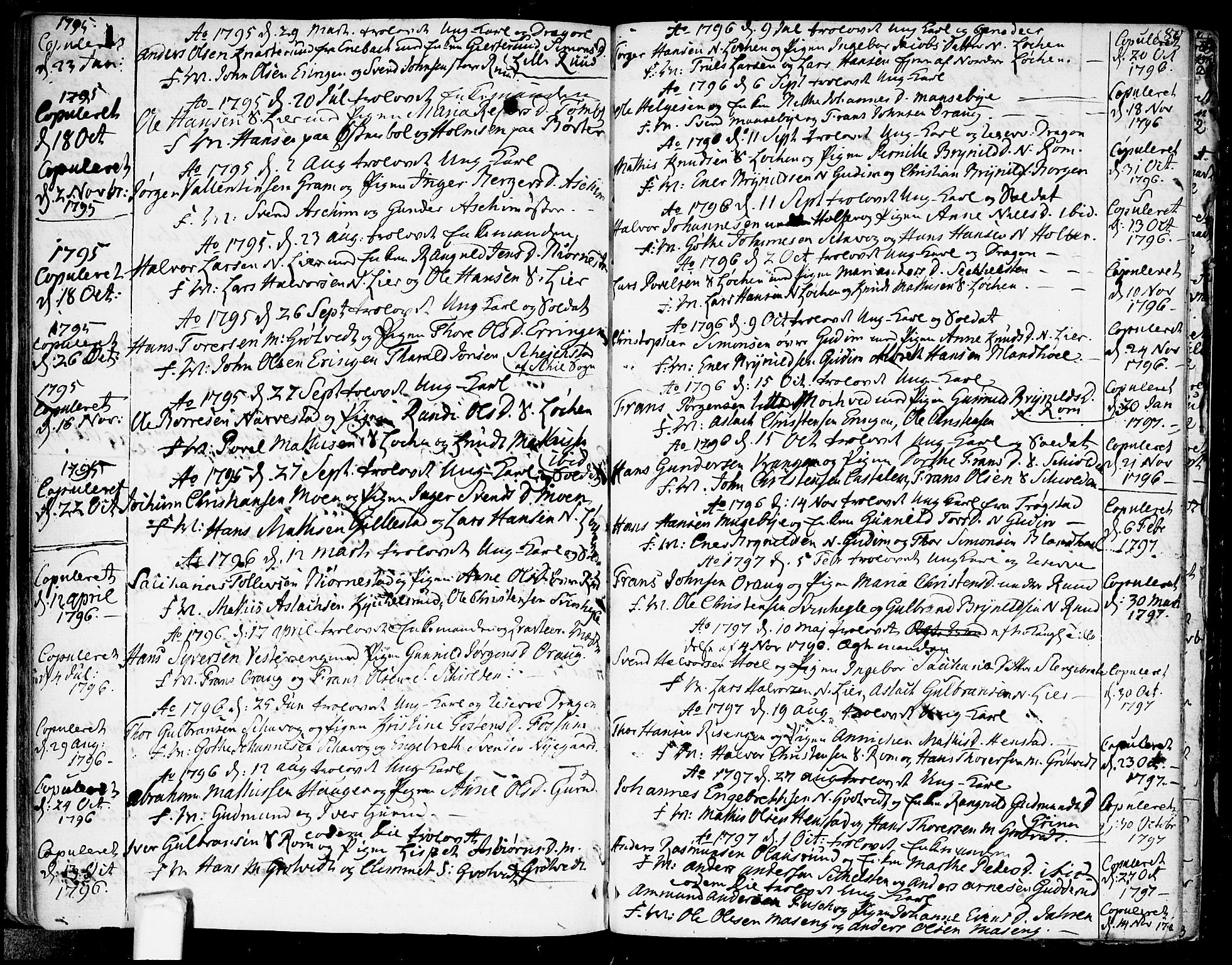 Askim prestekontor Kirkebøker, AV/SAO-A-10900/F/Fa/L0003: Parish register (official) no. 3, 1790-1816, p. 80