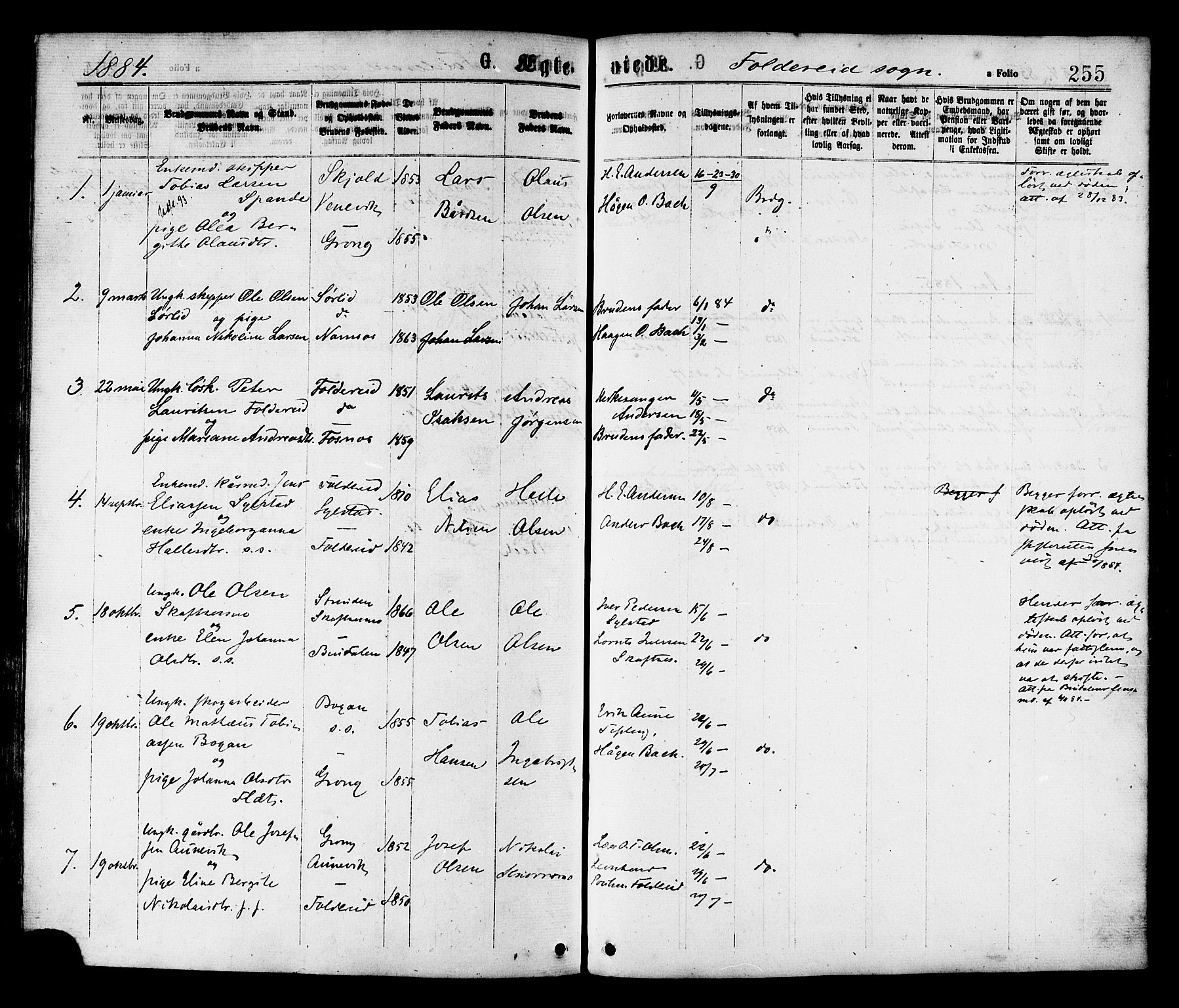 Ministerialprotokoller, klokkerbøker og fødselsregistre - Nord-Trøndelag, SAT/A-1458/780/L0642: Parish register (official) no. 780A07 /2, 1878-1885, p. 255